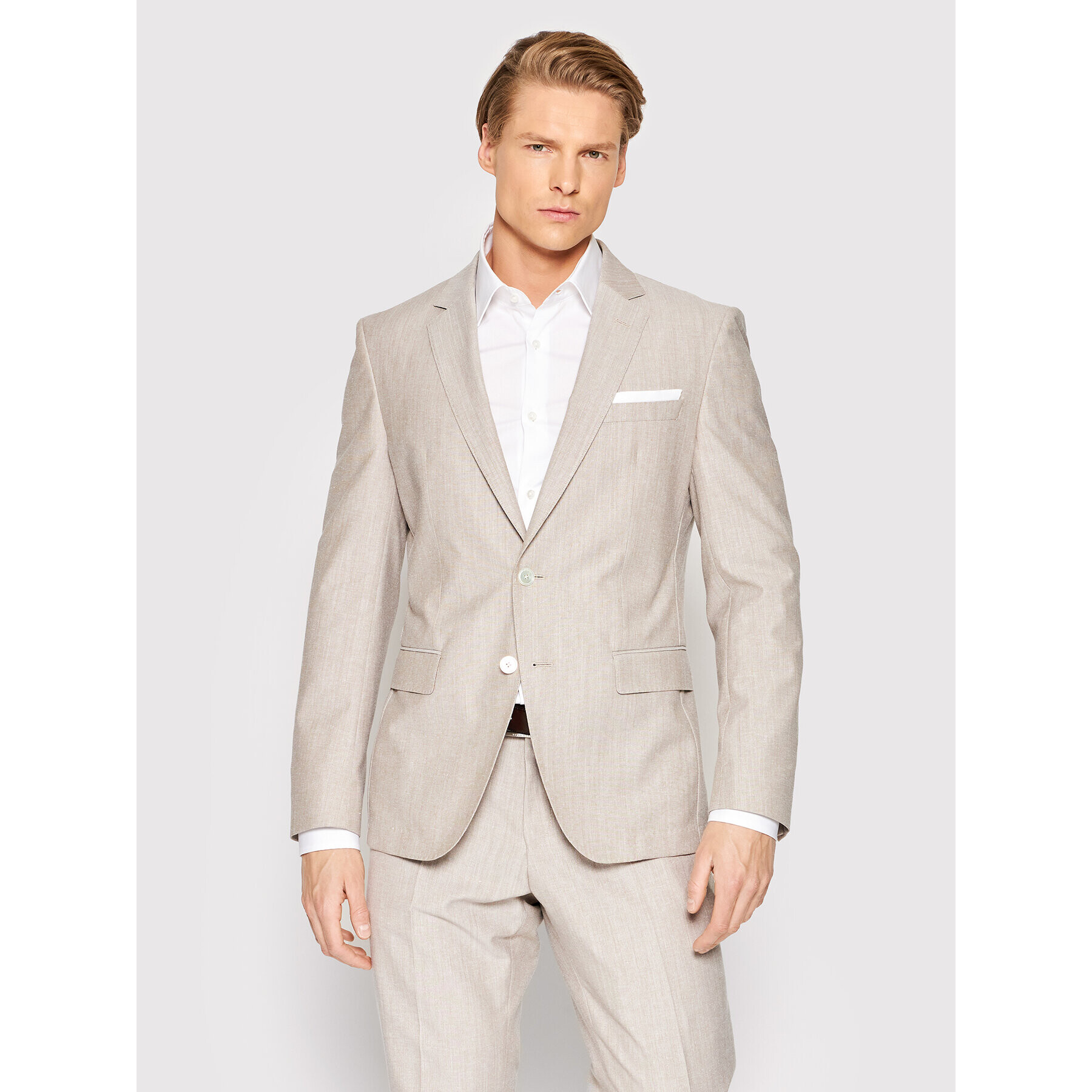 Boss Sako H-Hutson-222 50468304 Béžová Slim Fit - Pepit.cz