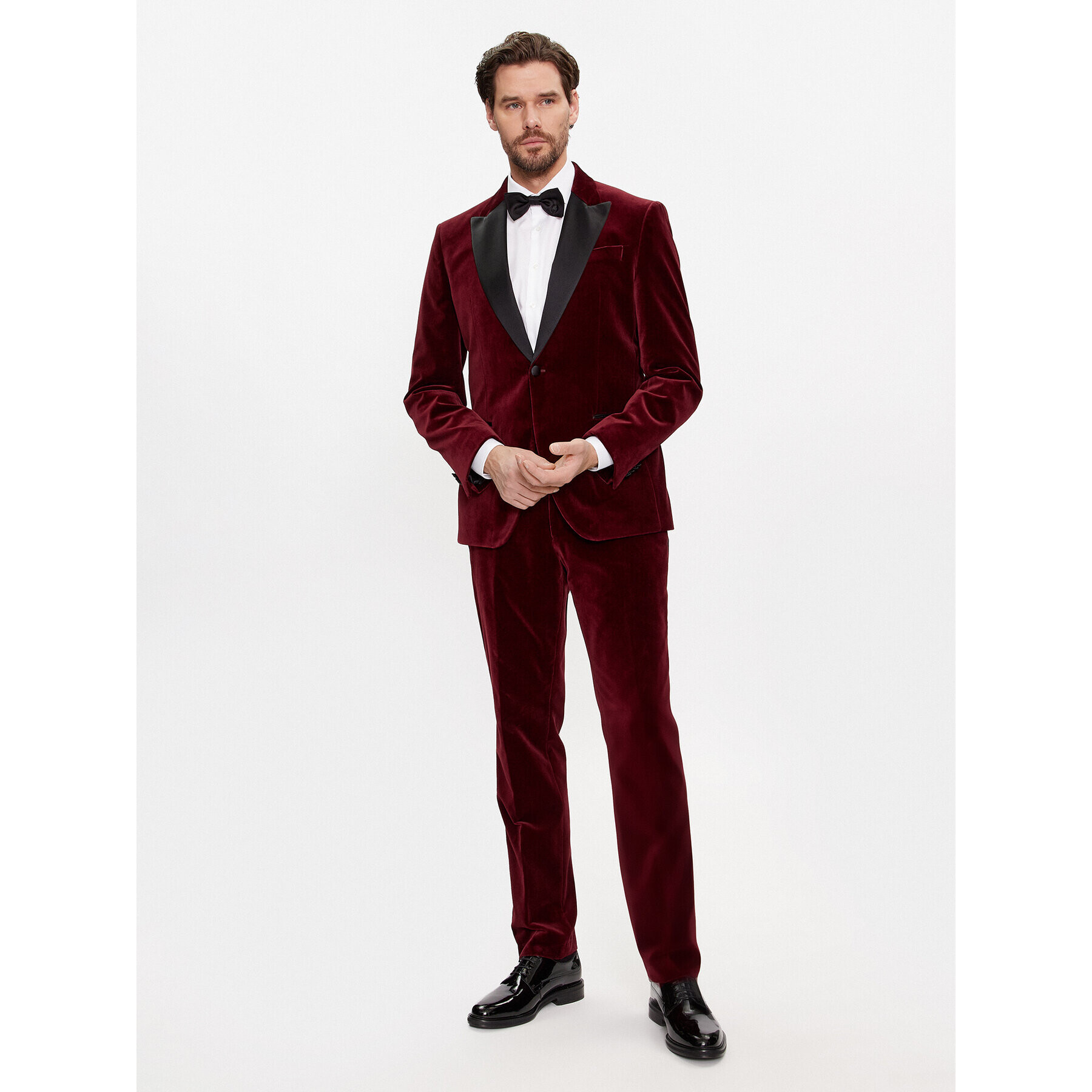 Boss Sako H-Hutson-Tux-231 50484709 Červená Slim Fit - Pepit.cz