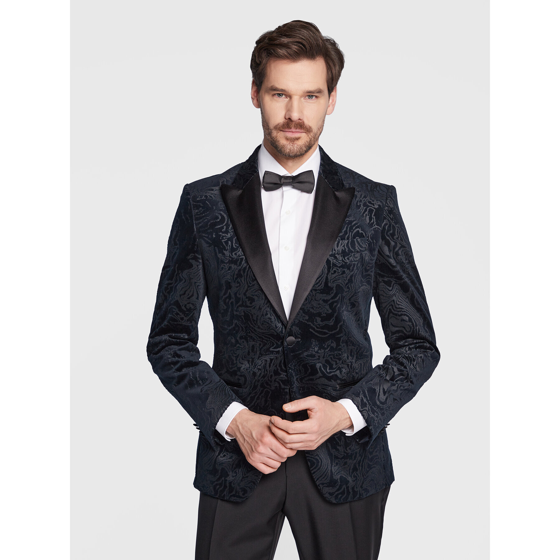 Boss Sako H-Hutson-Tux-231 50485695 Tmavomodrá Slim Fit - Pepit.cz