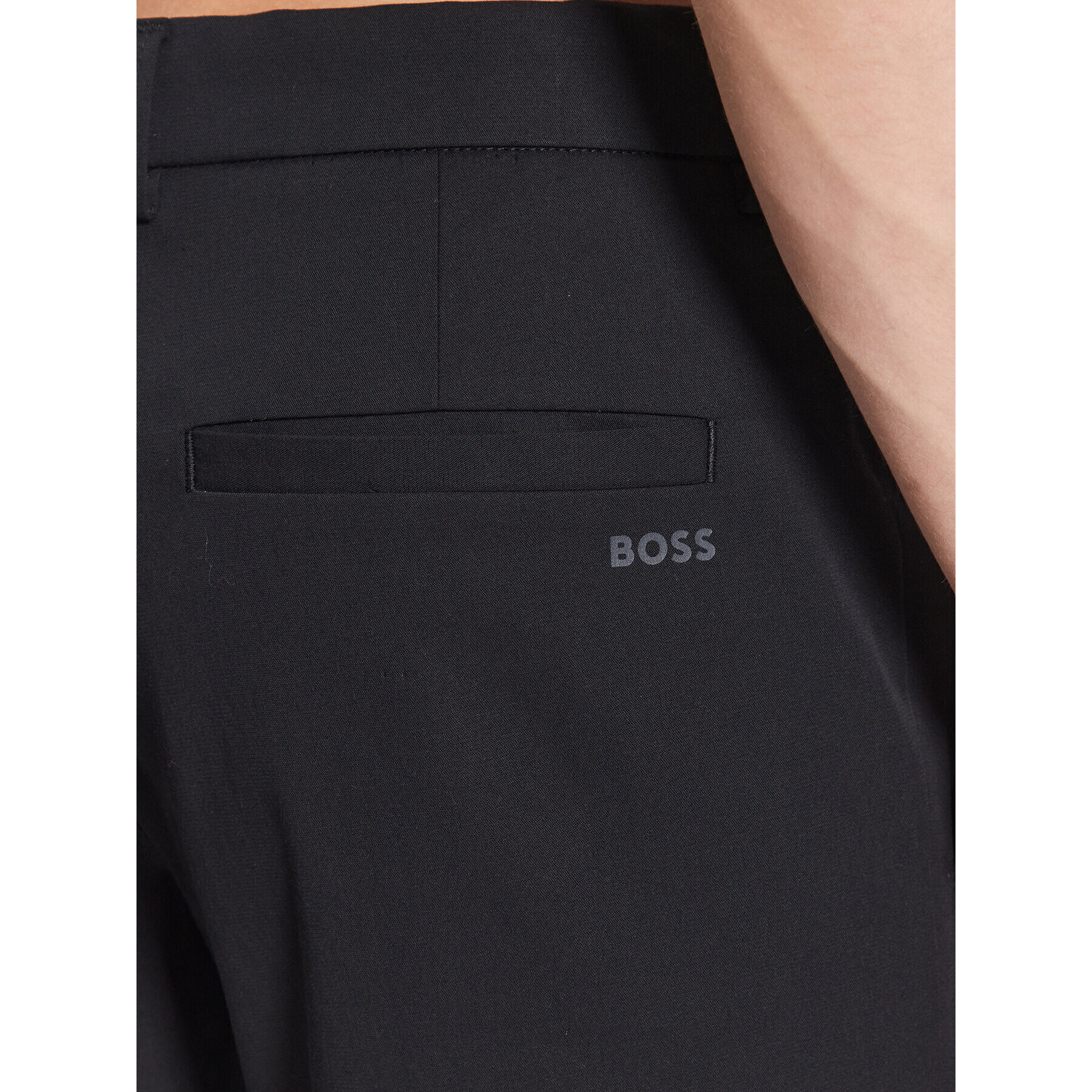 Boss Šortky z materiálu 50487534 Černá Slim Fit - Pepit.cz