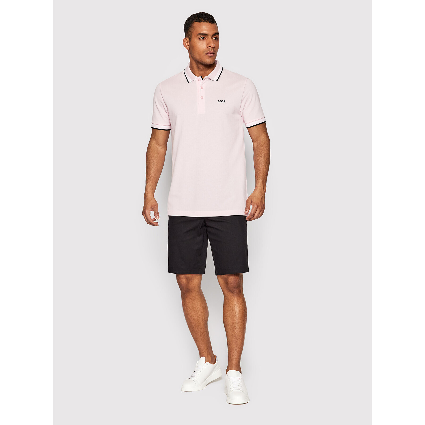 Boss Šortky z materiálu Liem4-10 50467916 Černá Slim Fit - Pepit.cz