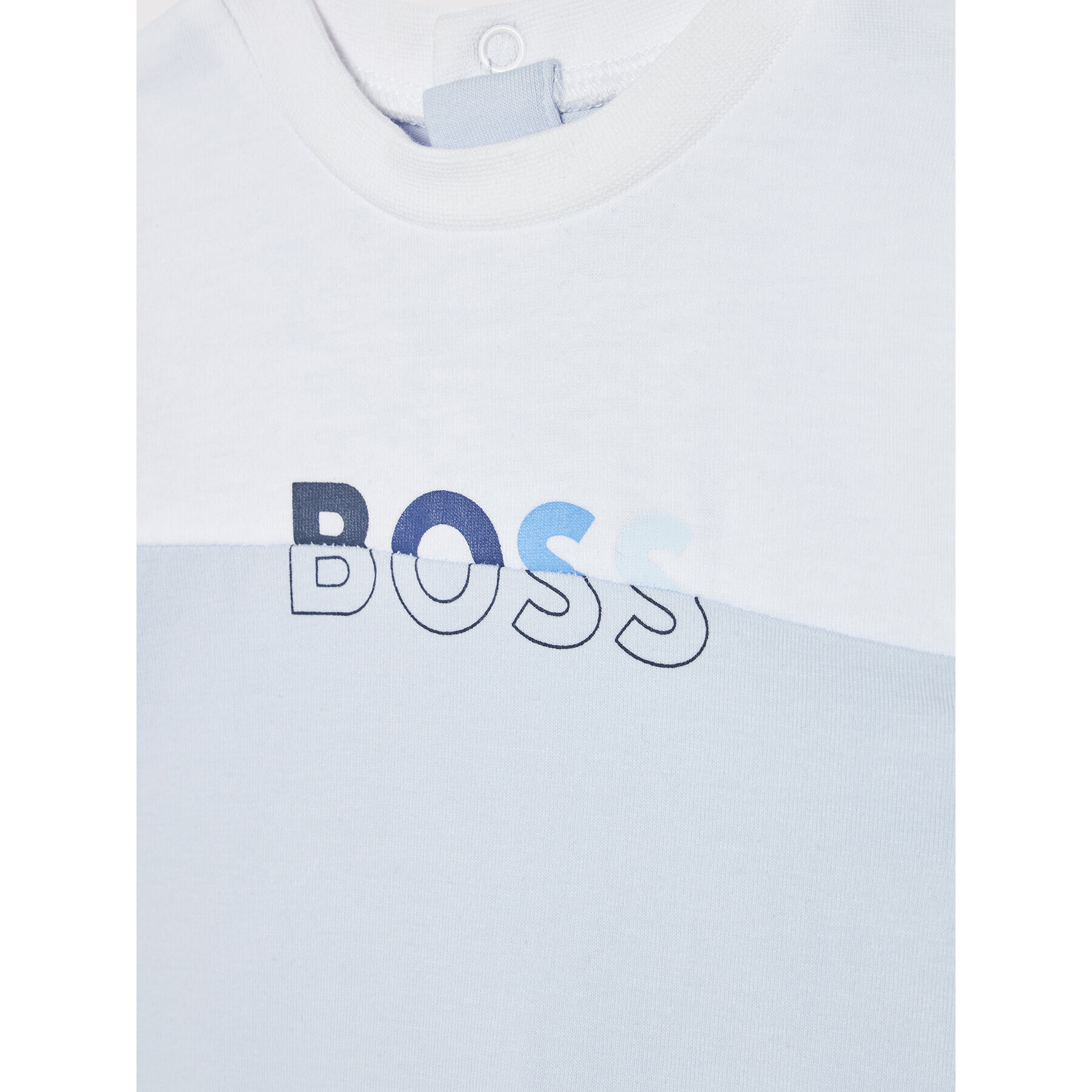 Boss Souprava dupačky a čepička J98359 Modrá Regular Fit - Pepit.cz