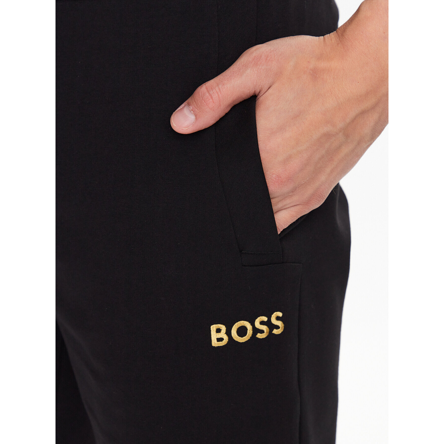 Boss Sportovní kraťasy 50482912 Černá Regular Fit - Pepit.cz