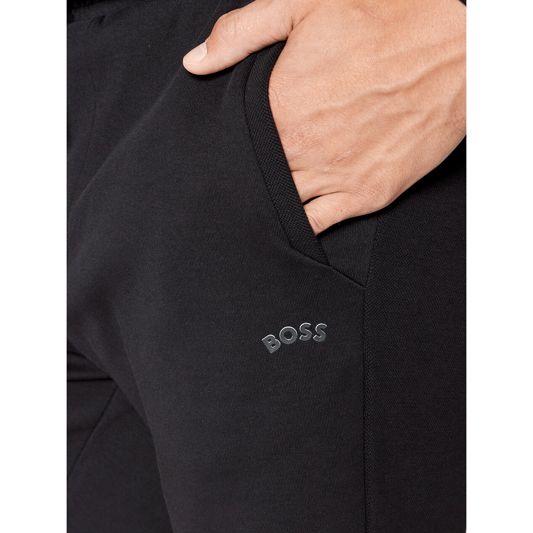 Boss Sportovní kraťasy Headlo Curved 50471850 Černá Regular Fit - Pepit.cz