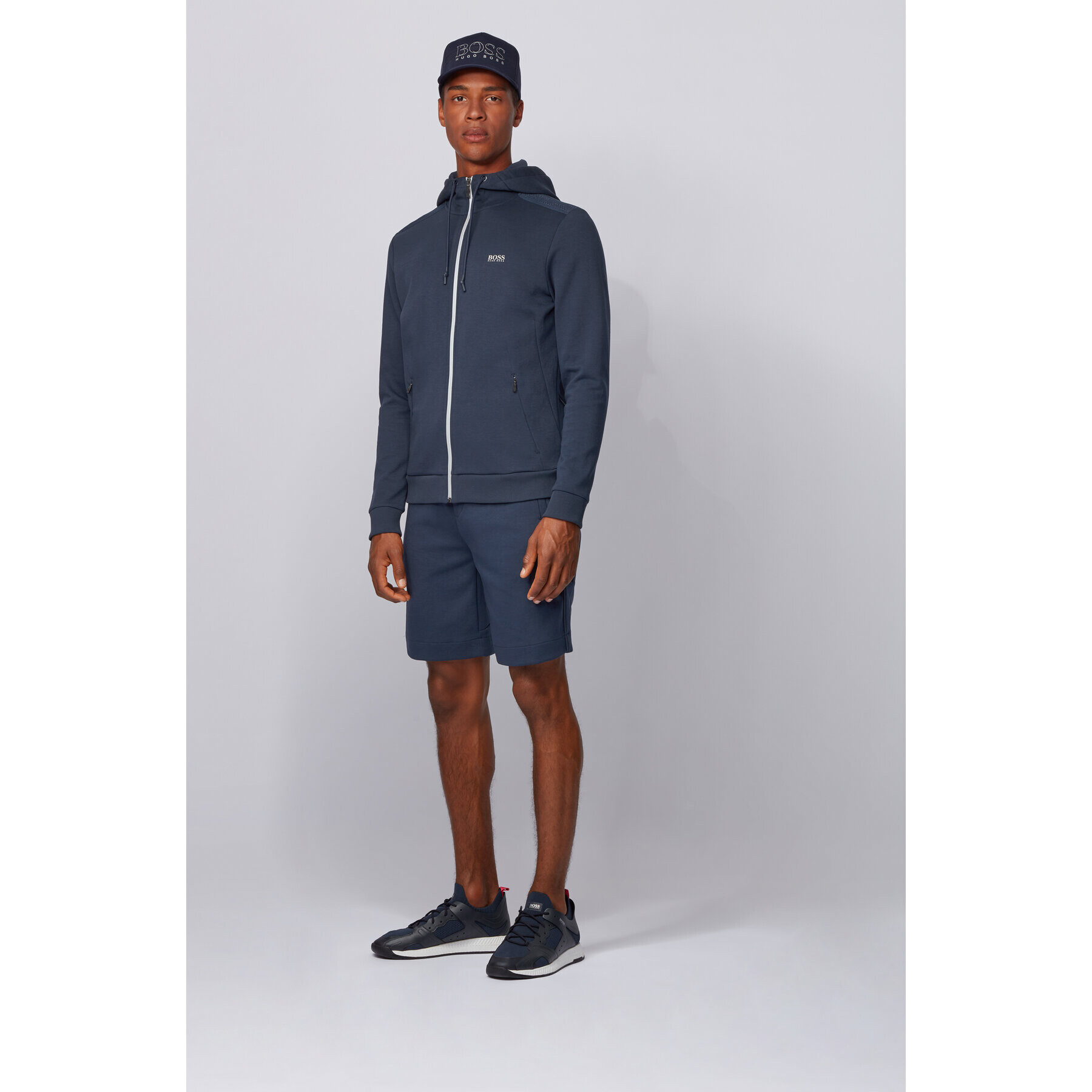 Boss Sportovní kraťasy Headlo Tr 50436216 Tmavomodrá Regular Fit - Pepit.cz