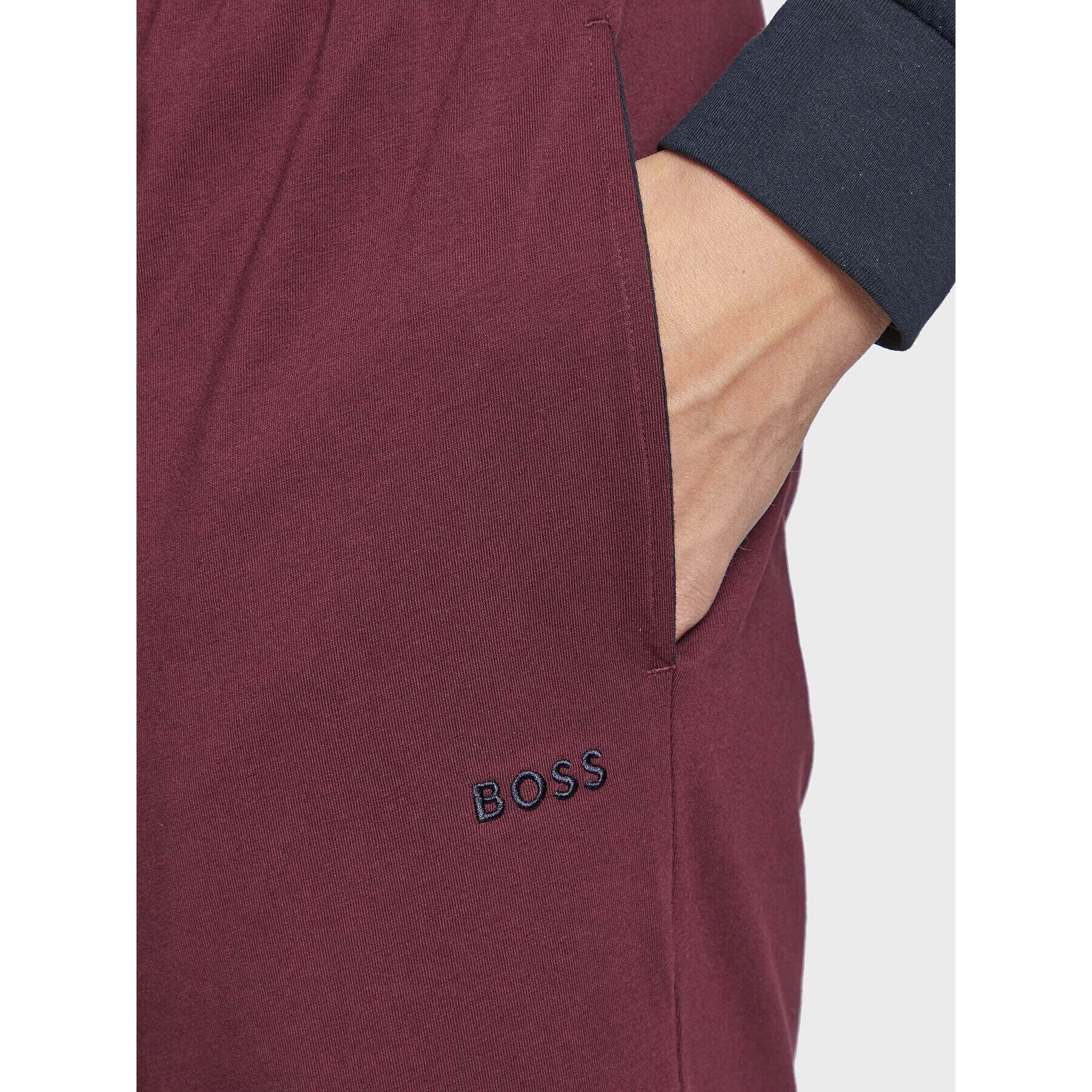 Boss Sportovní kraťasy Mix&Match -50469612 Bordó Regular Fit - Pepit.cz