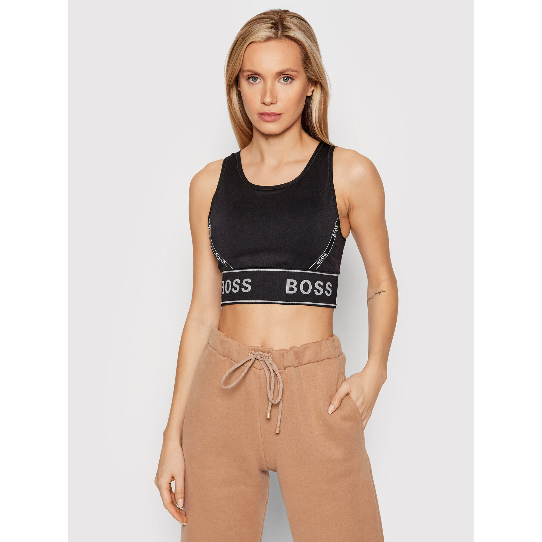 Boss Sportovní podprsenka C_Eamina_UW 50466271 Černá Slim Fit - Pepit.cz