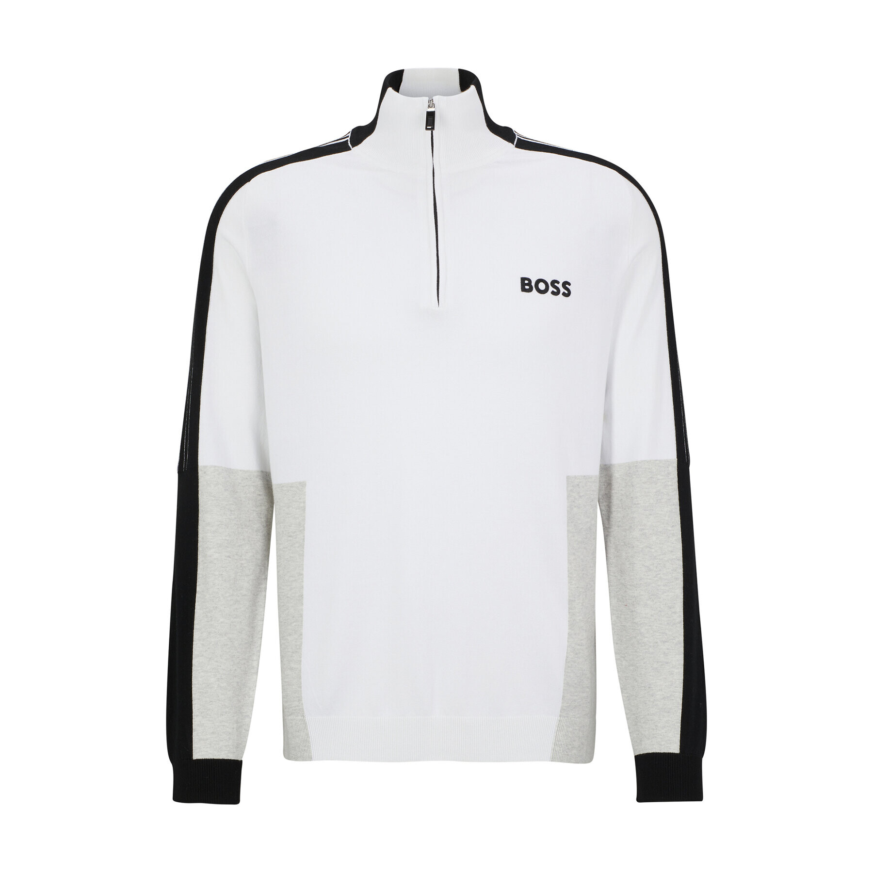 Boss Svetr 50493769 Bílá Regular Fit - Pepit.cz