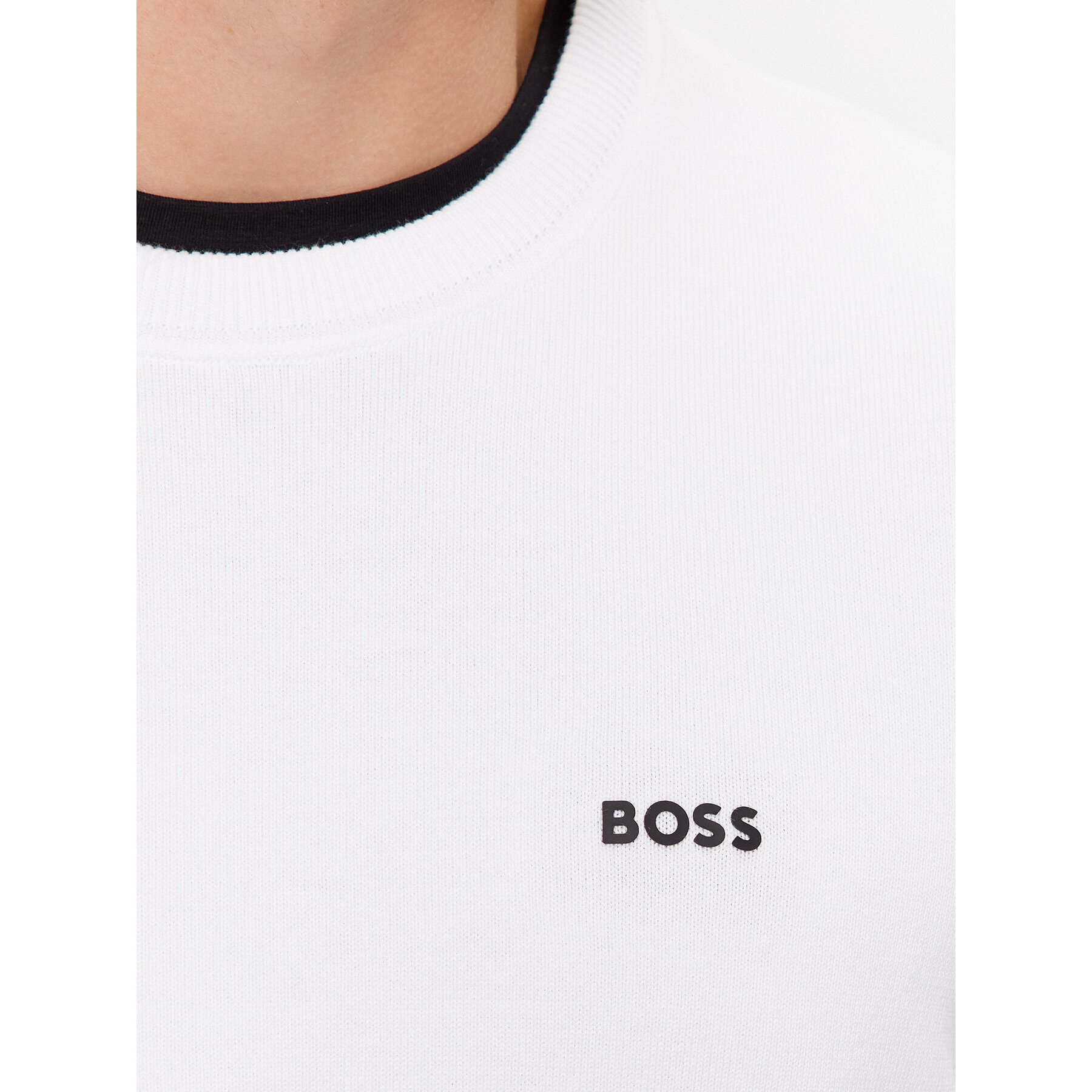 Boss Svetr Ever-X_Cn 50498539 Bílá Regular Fit - Pepit.cz