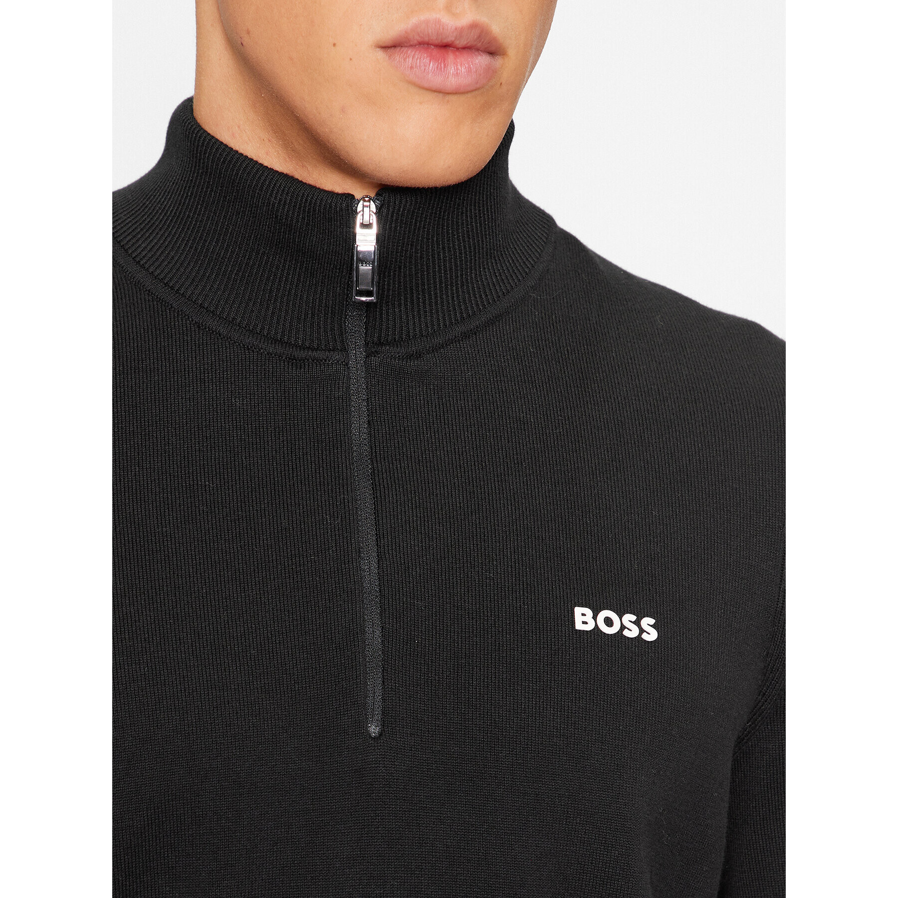 Boss Svetr Ever-X_Qz 50498518 Černá Regular Fit - Pepit.cz