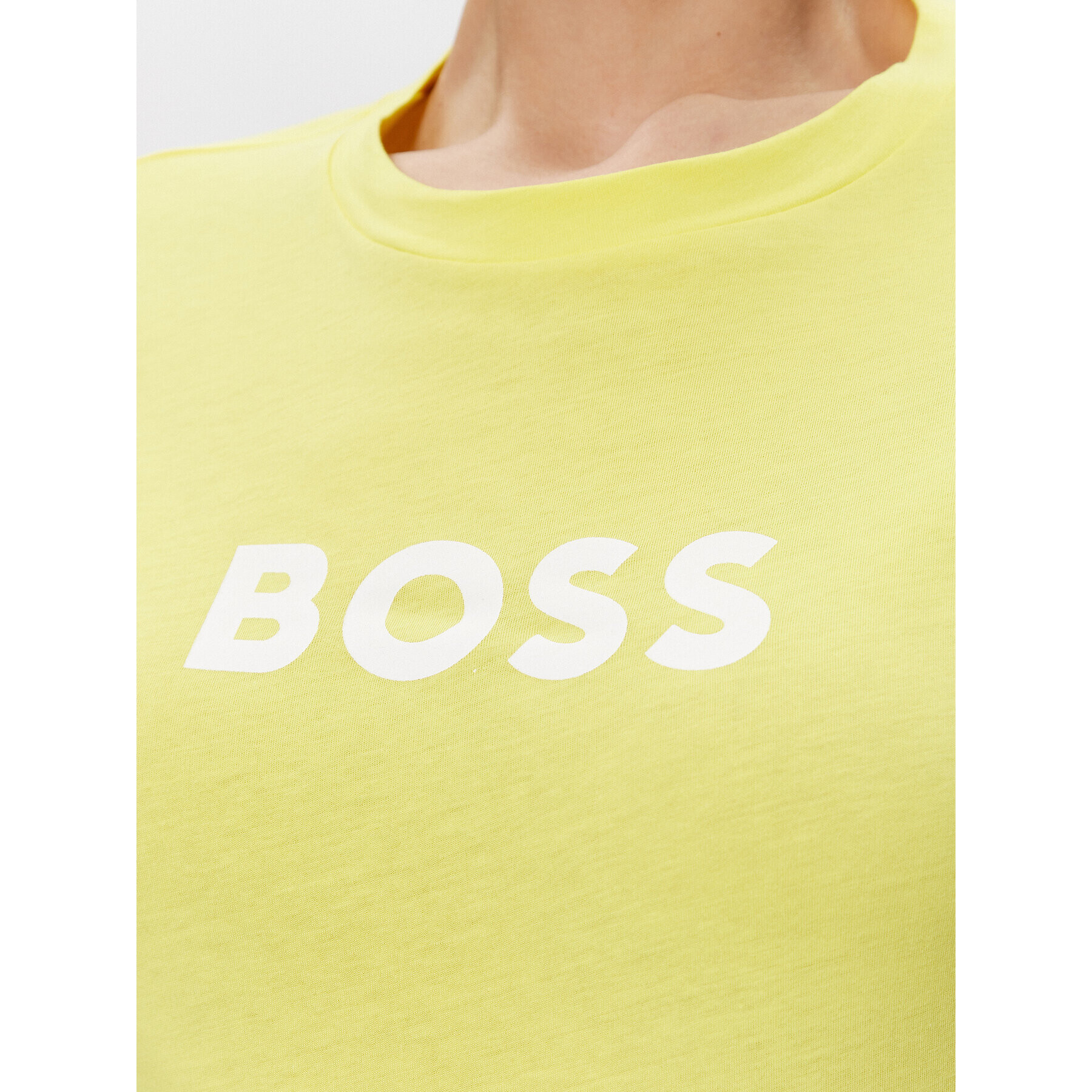 Boss T-Shirt 50468356 Žlutá Regular Fit - Pepit.cz