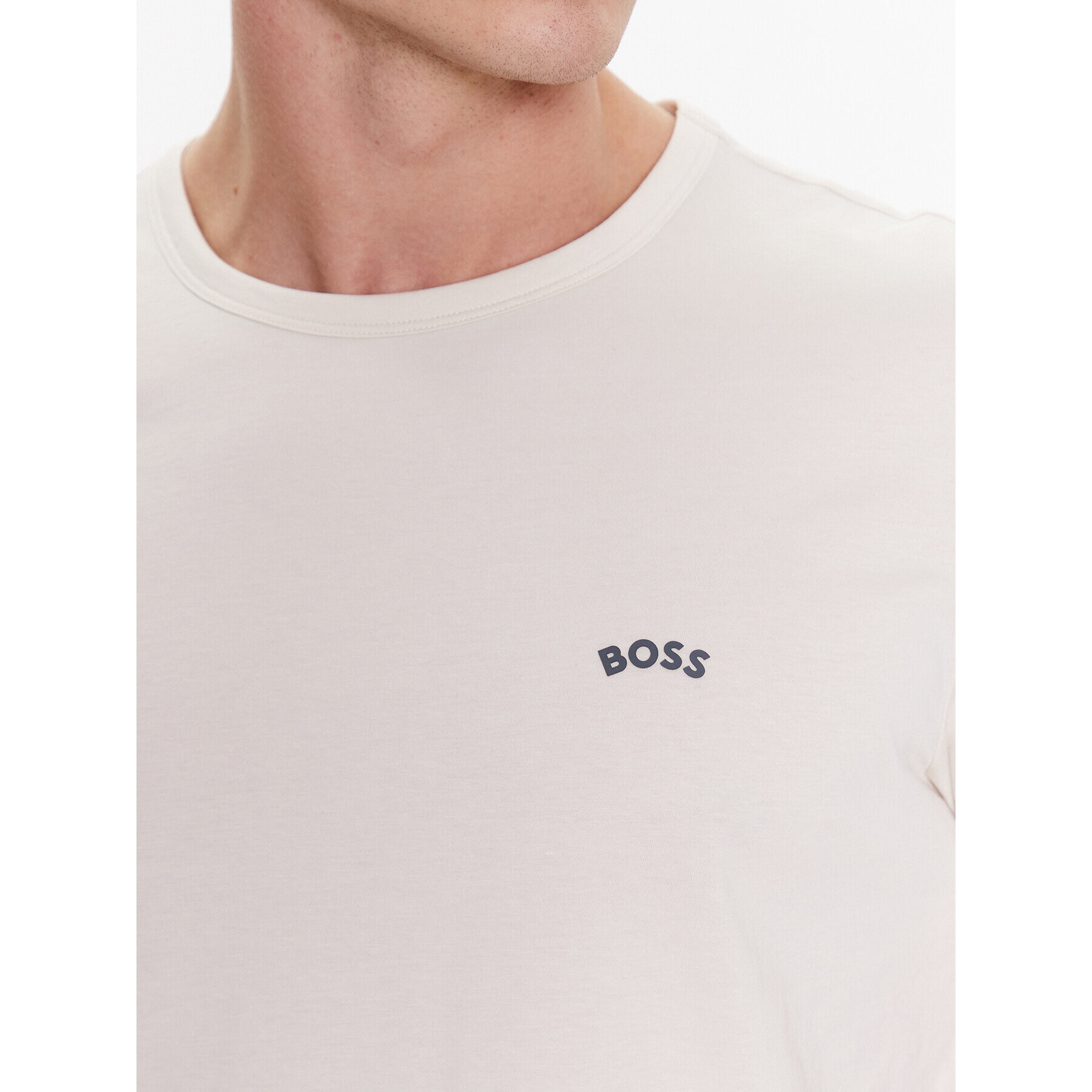 Boss T-Shirt 50469062 Bílá Regular Fit - Pepit.cz