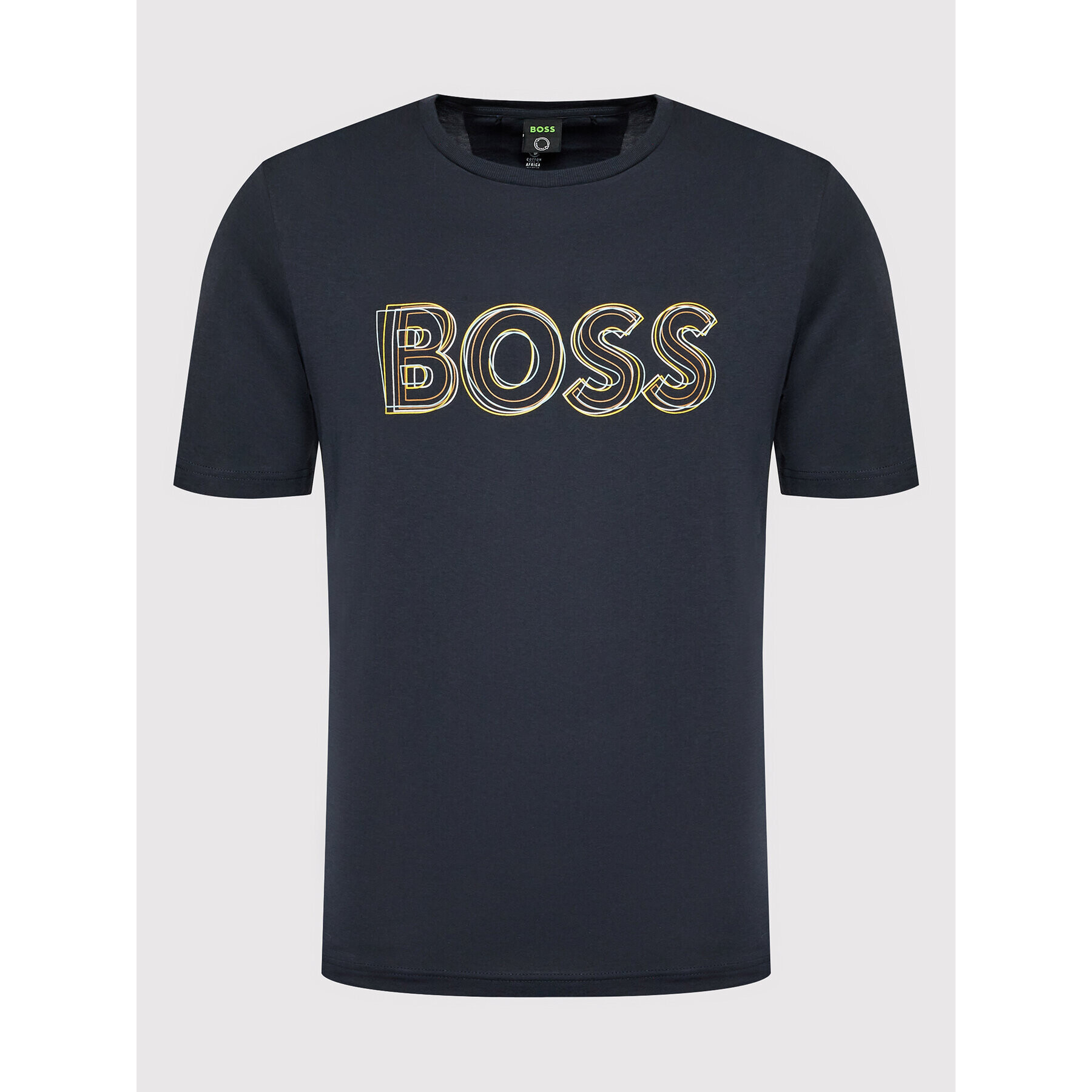 Boss T-Shirt 50472399 Tmavomodrá Regular Fit - Pepit.cz