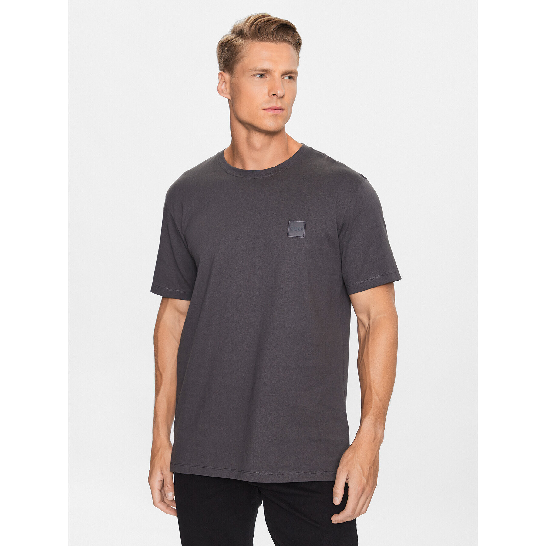 Boss T-Shirt 50472584 Šedá Relaxed Fit - Pepit.cz