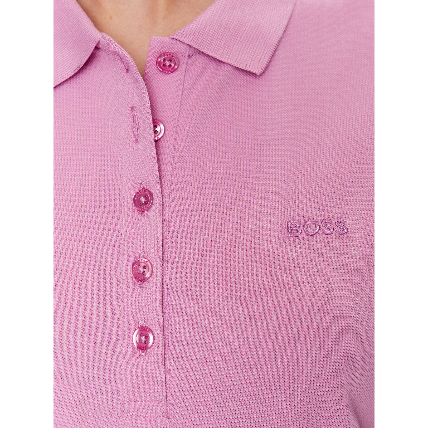 Boss T-Shirt 50475176 Růžová Regular Fit - Pepit.cz