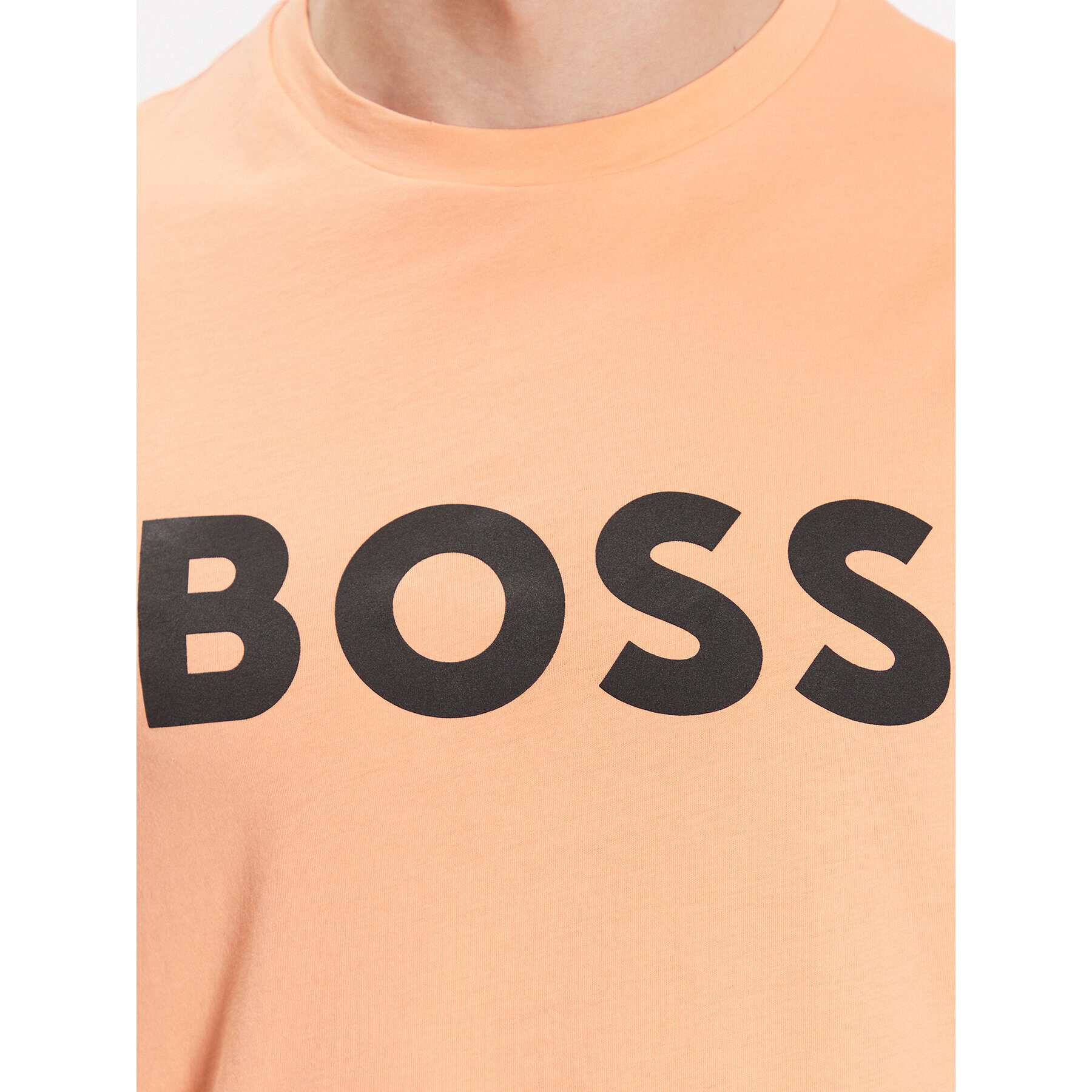 Boss T-Shirt 50481923 Oranžová Regular Fit - Pepit.cz