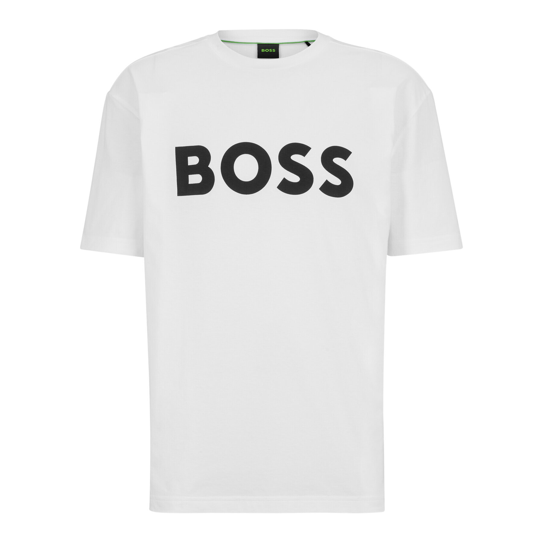 Boss T-Shirt 50483774 Bílá Relaxed Fit - Pepit.cz