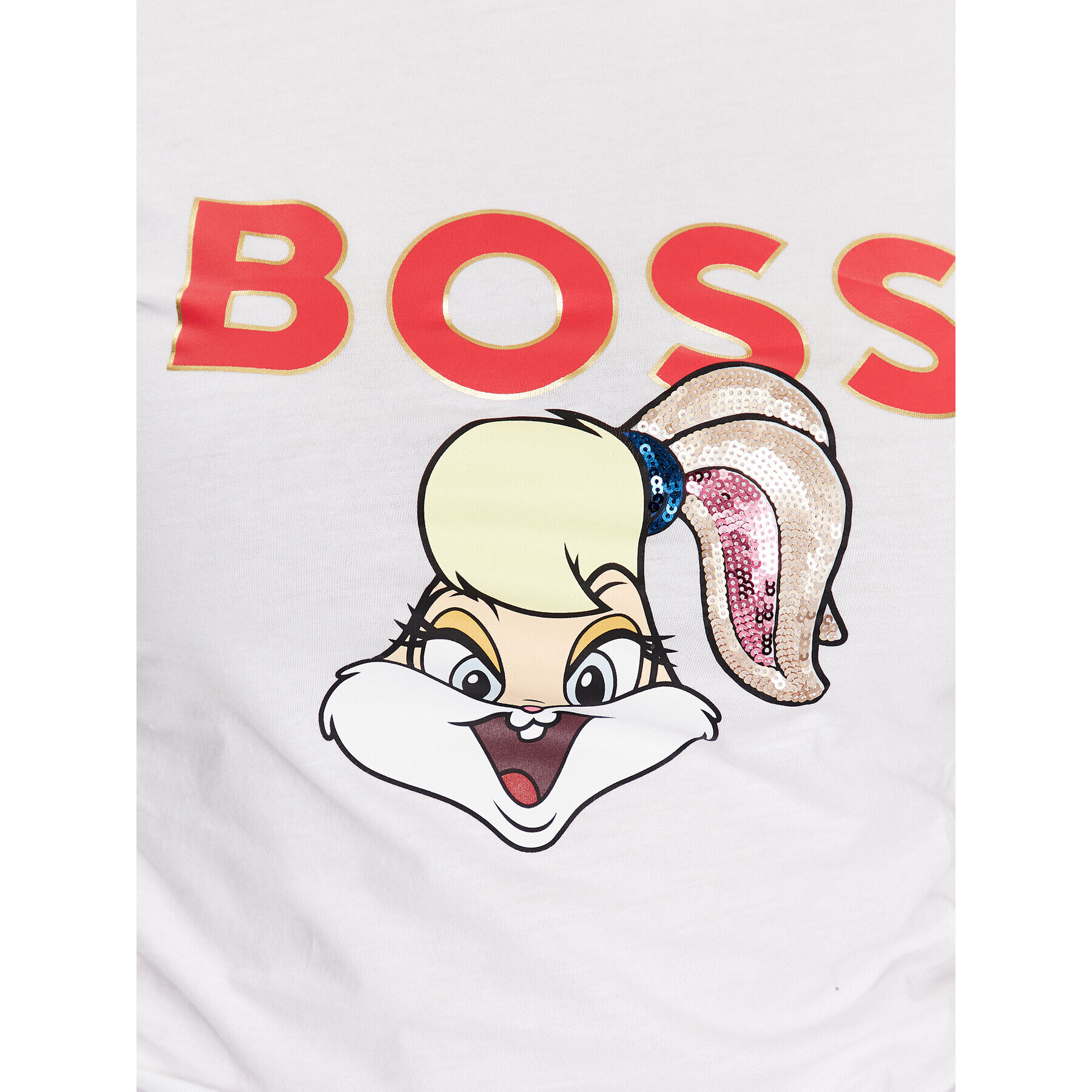 Boss T-Shirt 50484941 Bílá Slim Fit - Pepit.cz