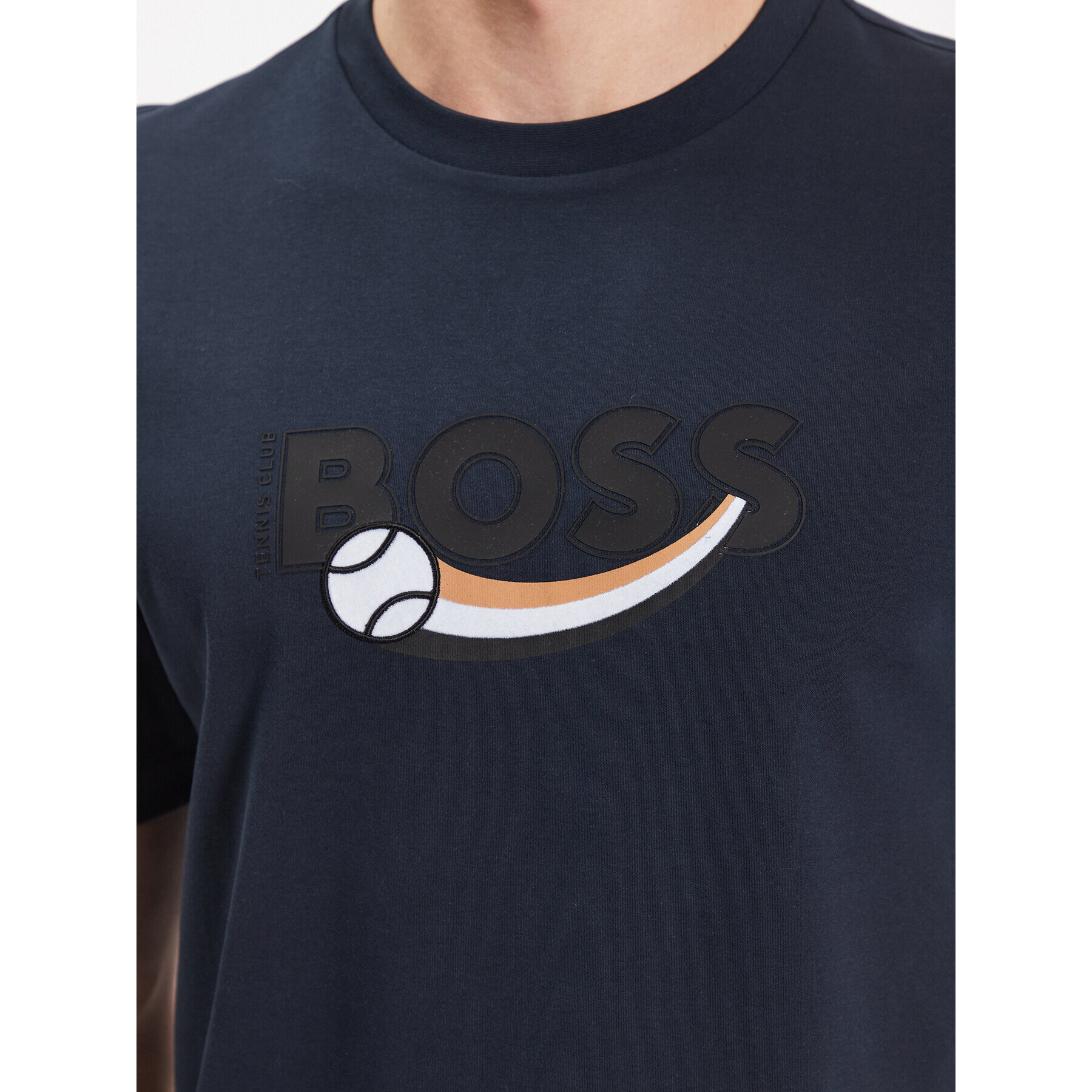 Boss T-Shirt Tiburt 348 50486205 Tmavomodrá Regular Fit - Pepit.cz