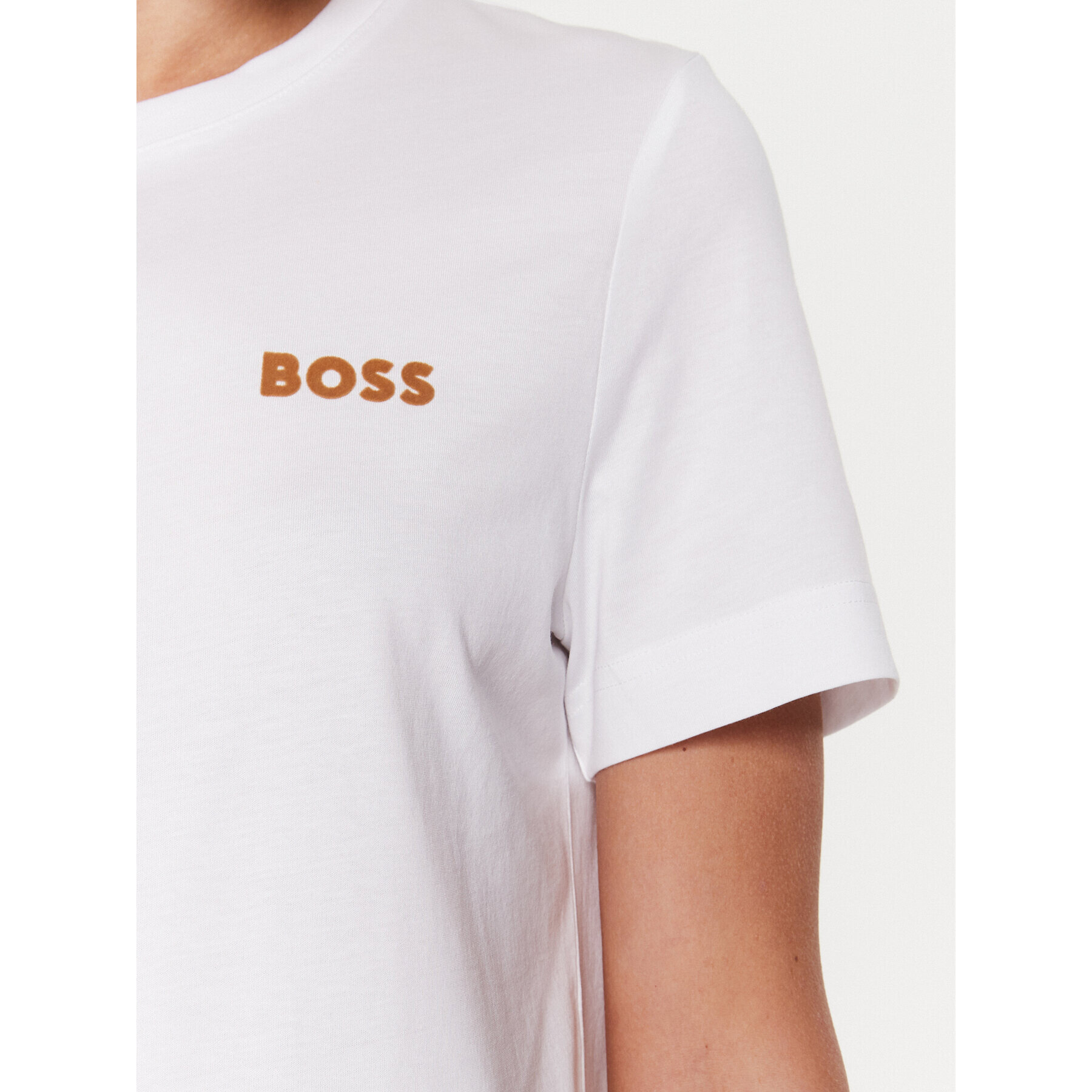 Boss T-Shirt 50489525 Bílá Regular Fit - Pepit.cz