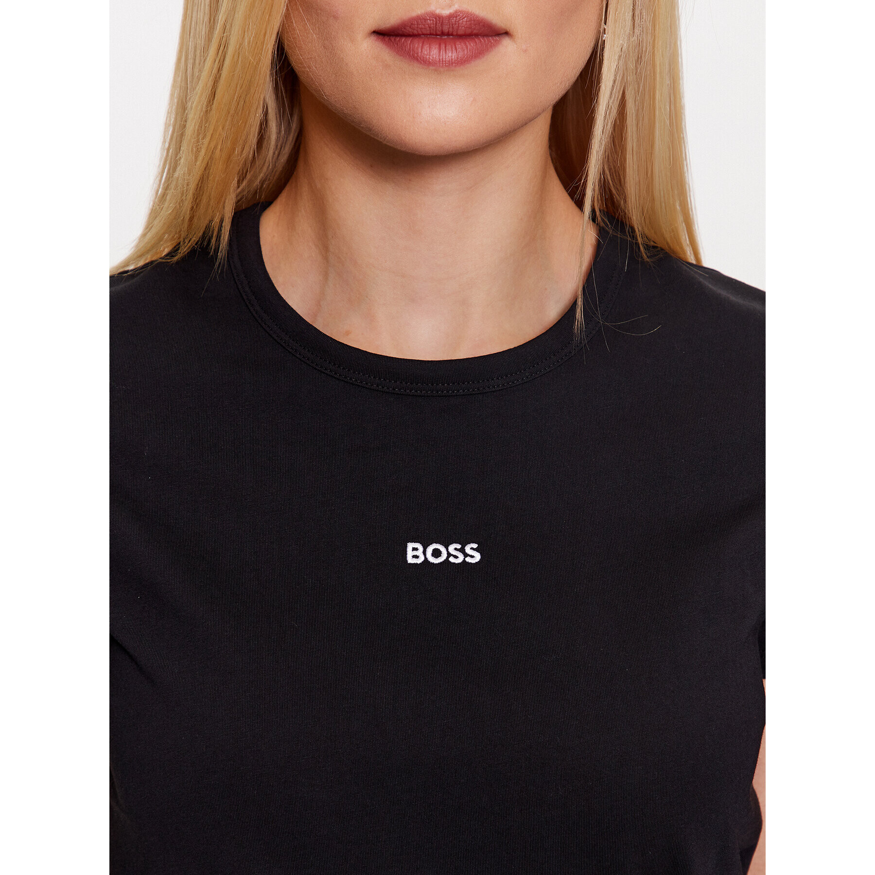 Boss T-Shirt 50490018 Černá Slim Fit - Pepit.cz