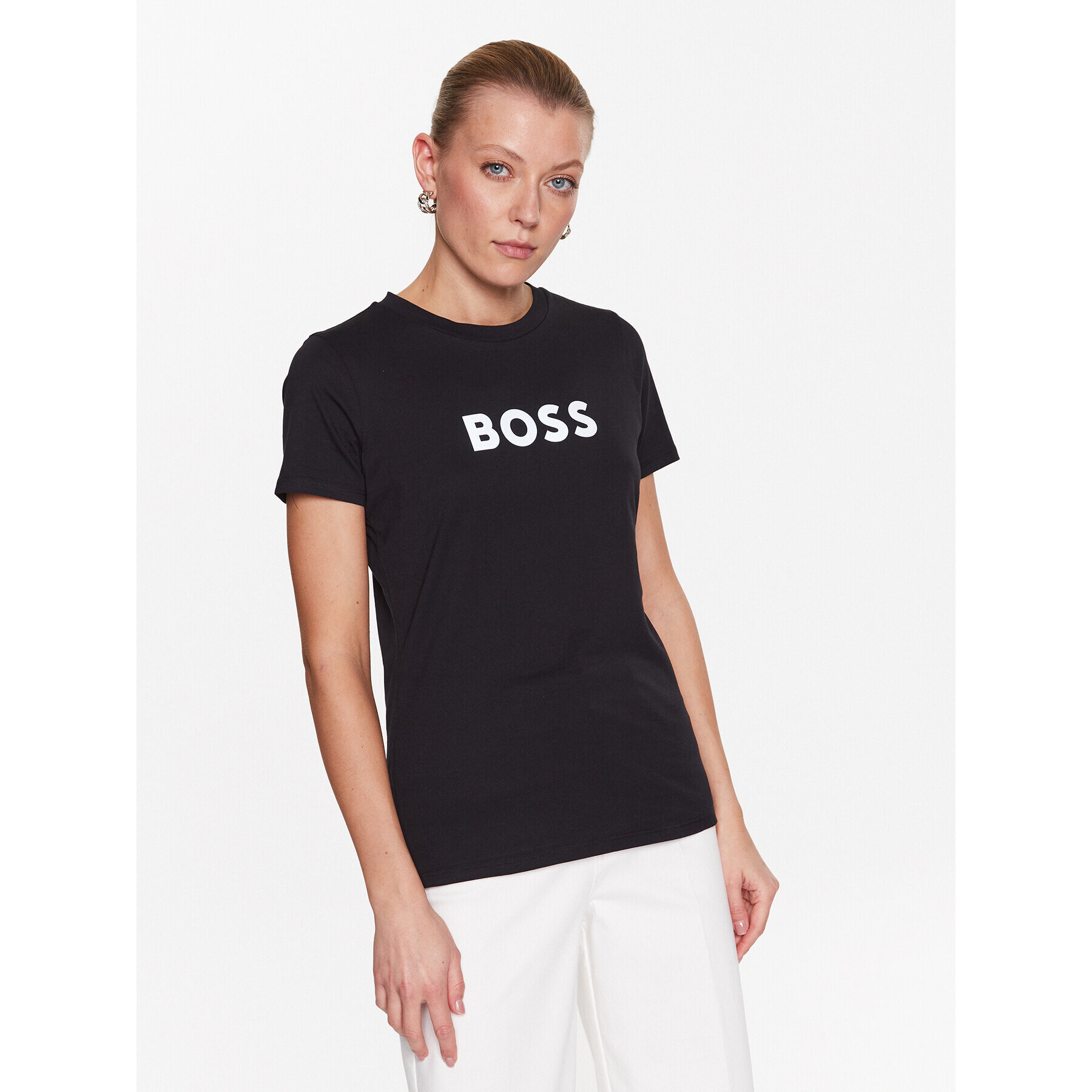 Boss T-Shirt 50492743 Černá Slim Fit - Pepit.cz