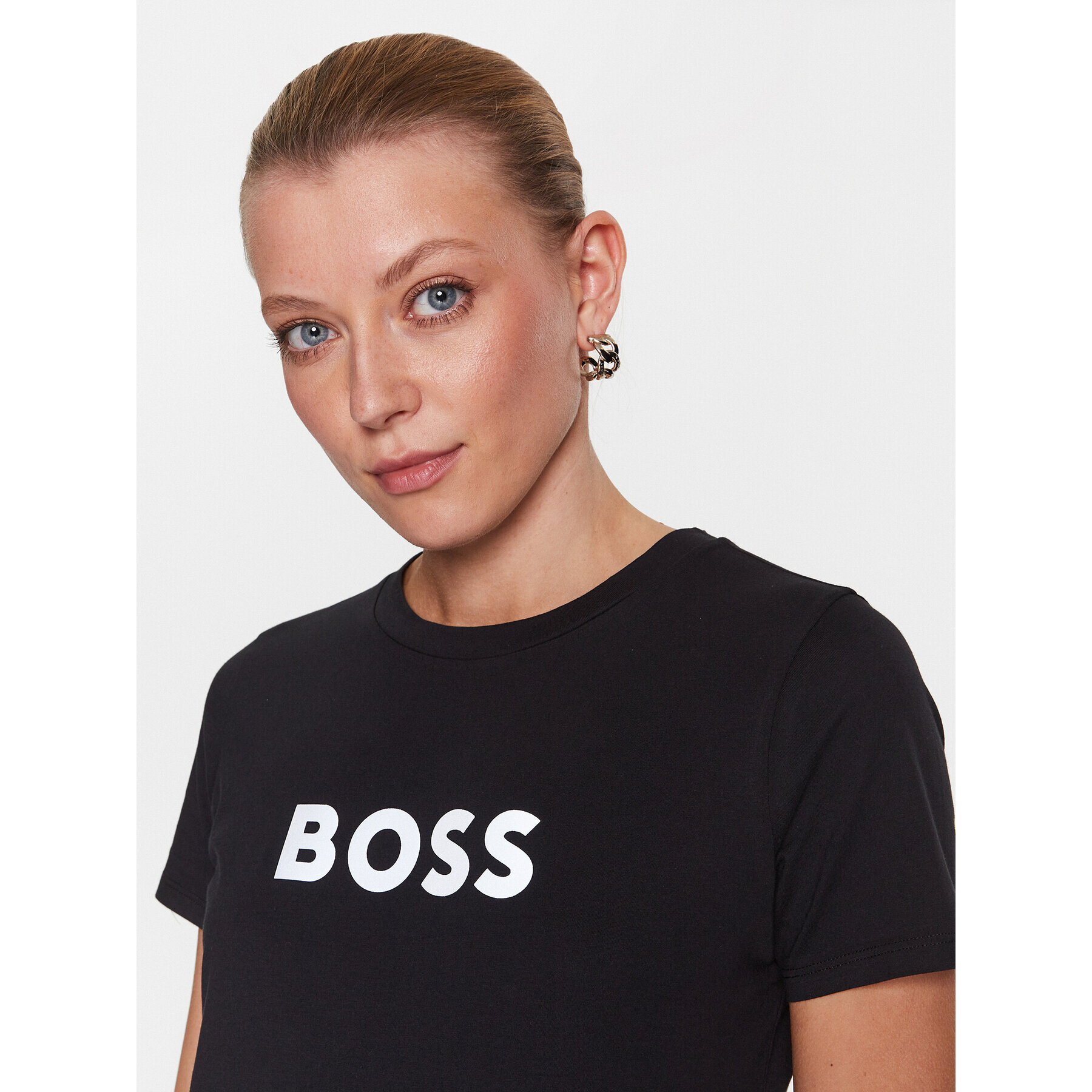 Boss T-Shirt 50492743 Černá Slim Fit - Pepit.cz