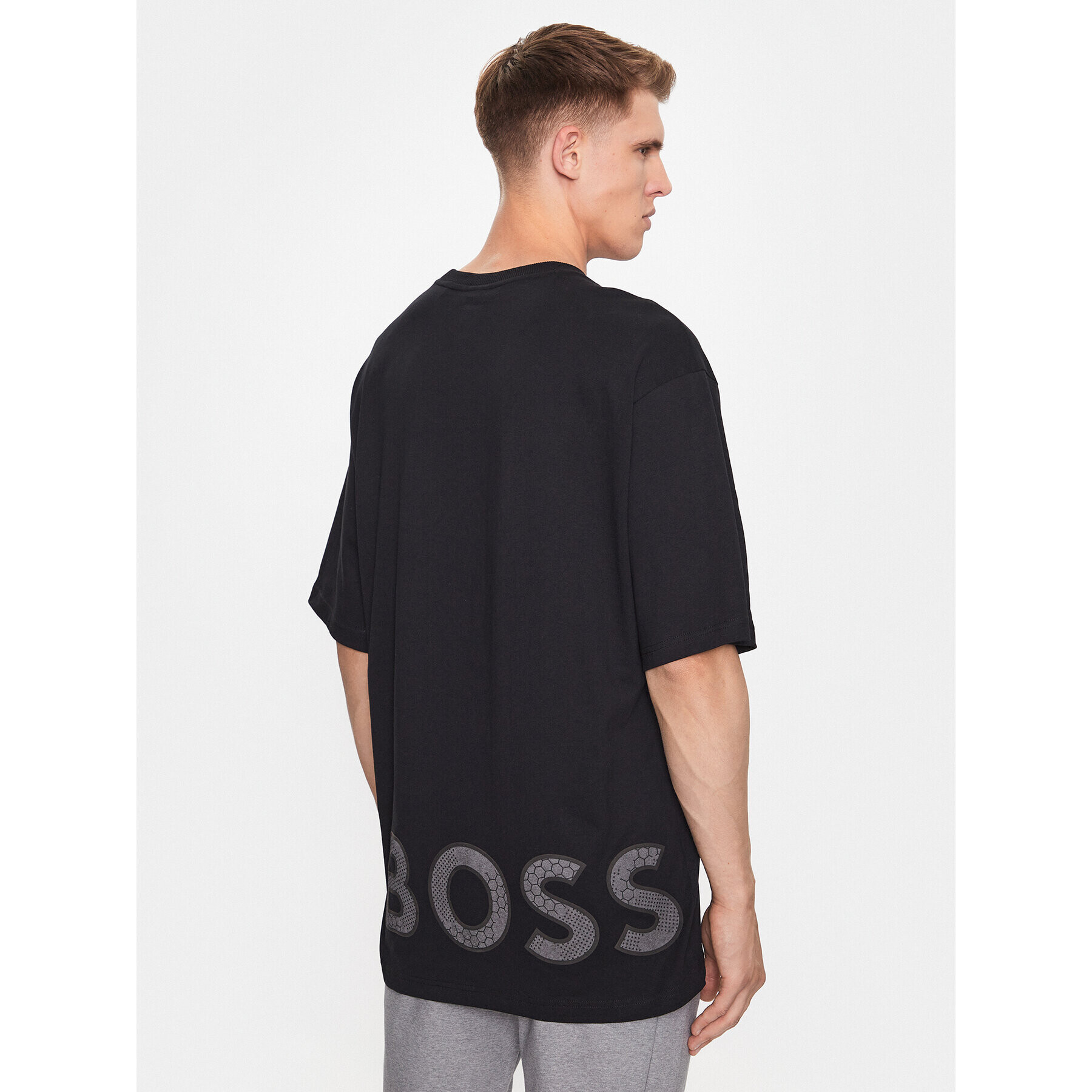 Boss T-Shirt 50503105 Černá Relaxed Fit - Pepit.cz