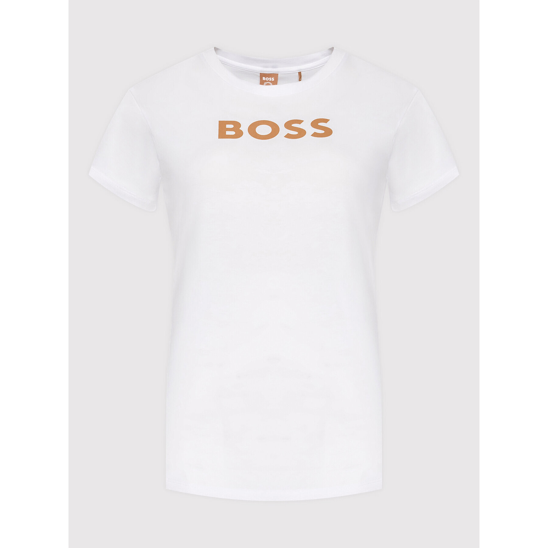 Boss T-Shirt C_Elogo_5 50468356 Bílá Regular Fit - Pepit.cz