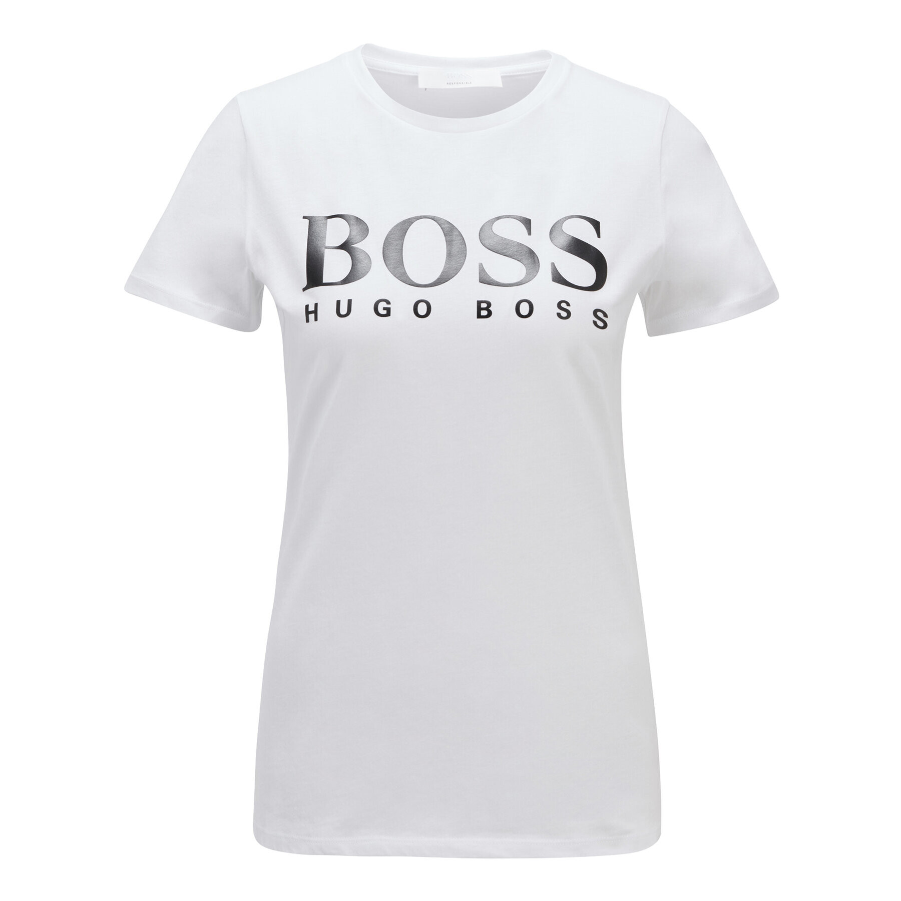 Boss T-Shirt C_Elogo 50436773 Bílá Regular Fit - Pepit.cz