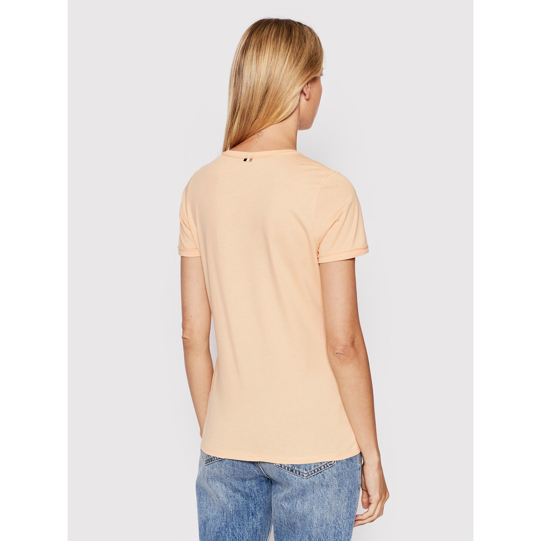 Boss T-Shirt C_Elogo_7 50472255 Oranžová Regular Fit - Pepit.cz