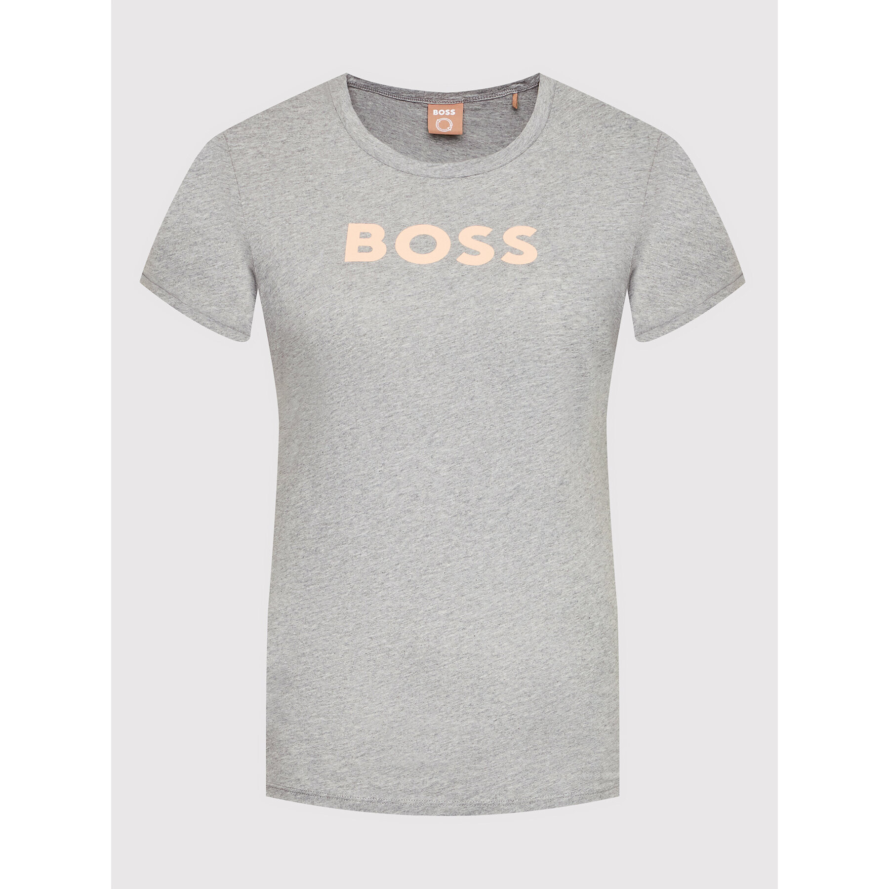 Boss T-Shirt C_Elogo_7 50472255 Šedá Regular Fit - Pepit.cz