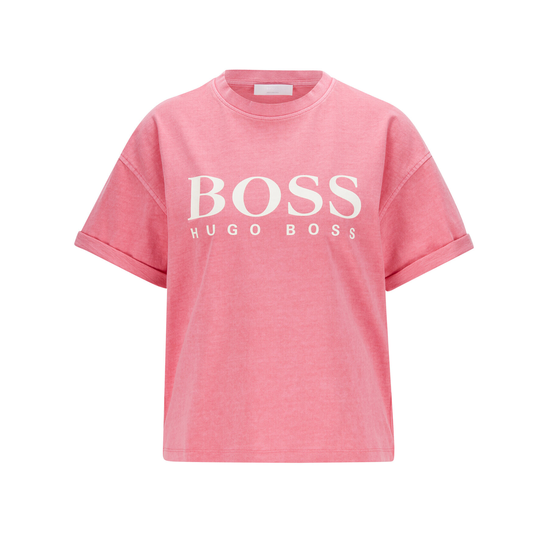 Boss T-Shirt C_Evina_Active 50457388 Růžová Relaxed Fit - Pepit.cz