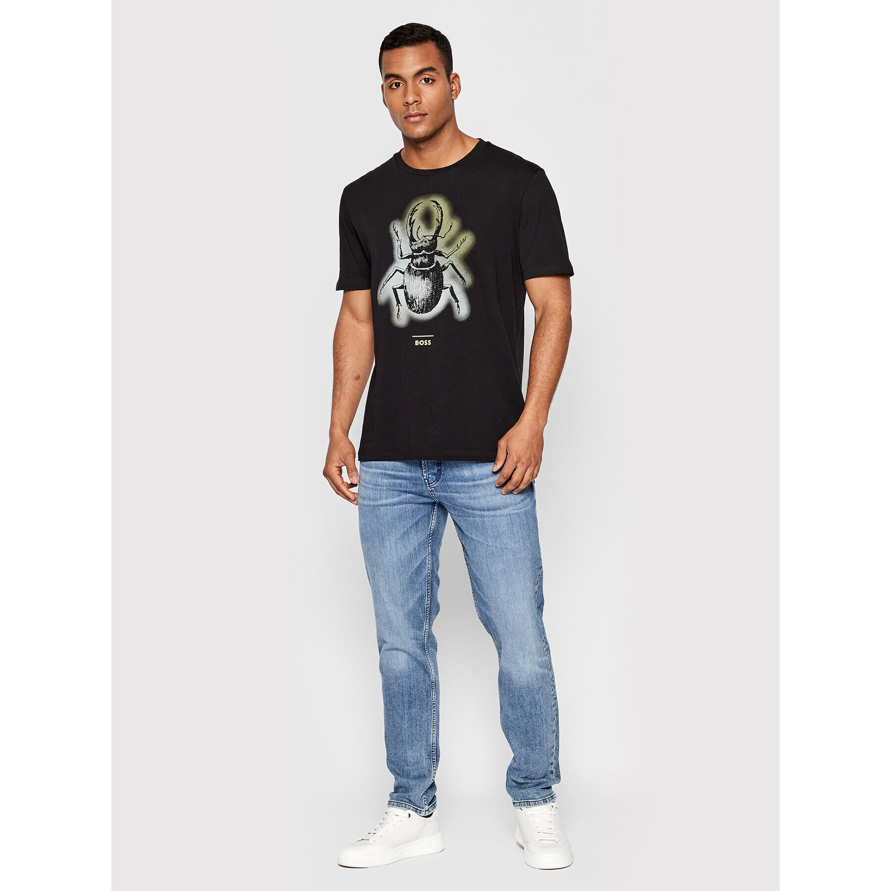 Boss T-Shirt Come 50481918 Černá Casual Fit - Pepit.cz