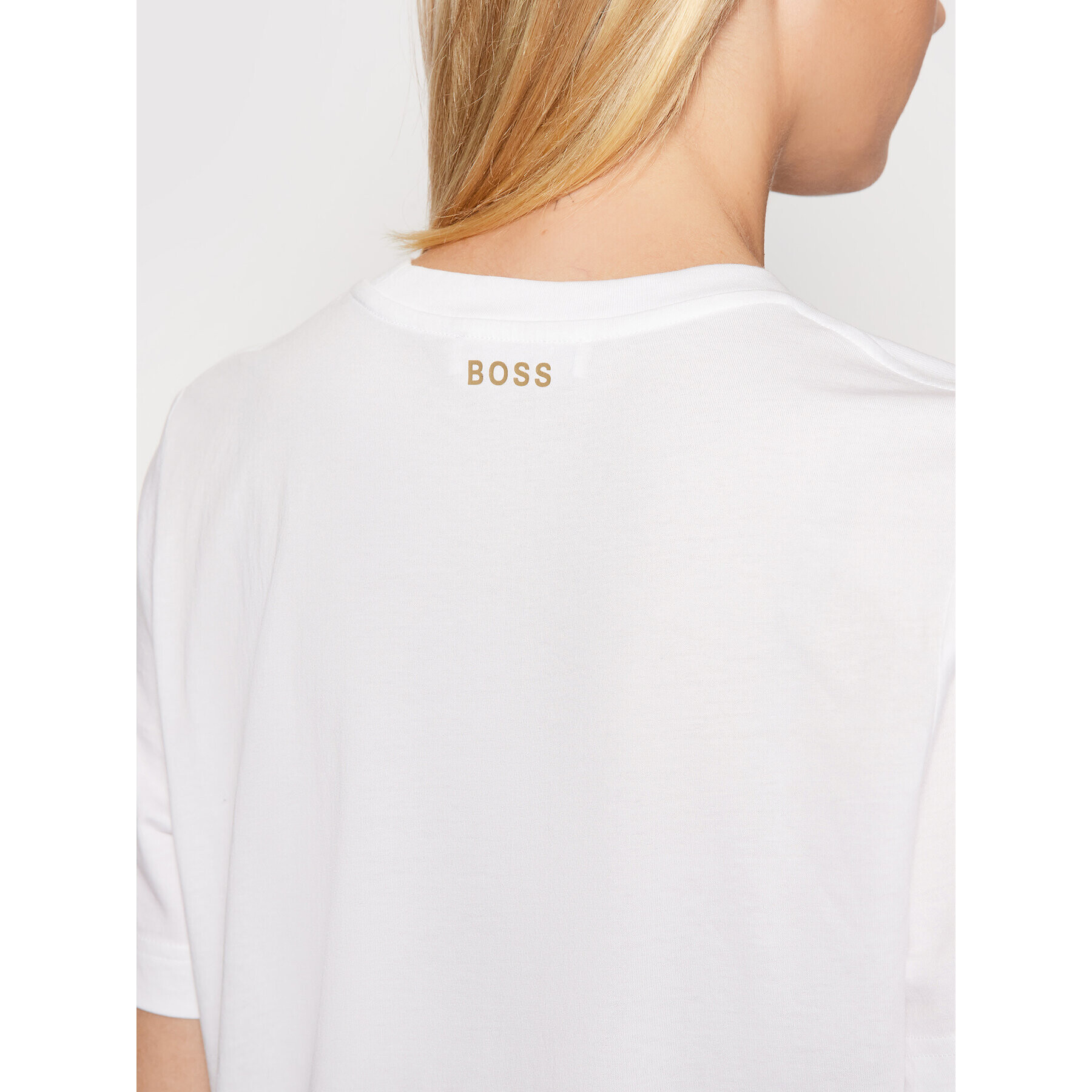 Boss T-Shirt Ecosa 50457259 Bílá Relaxed Fit - Pepit.cz