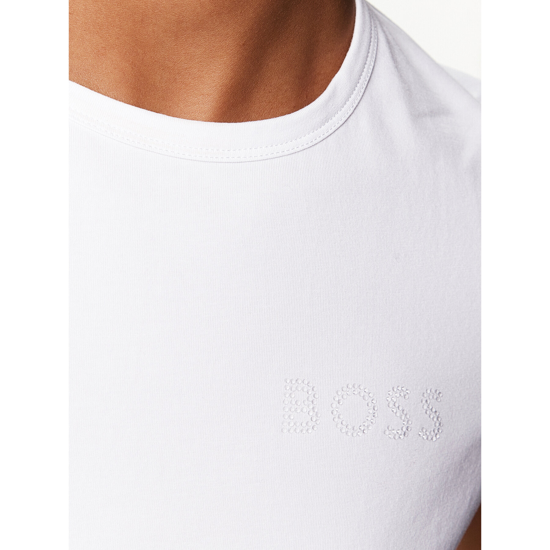 Boss T-Shirt Eventsa3 50503000 Bílá Slim Fit - Pepit.cz