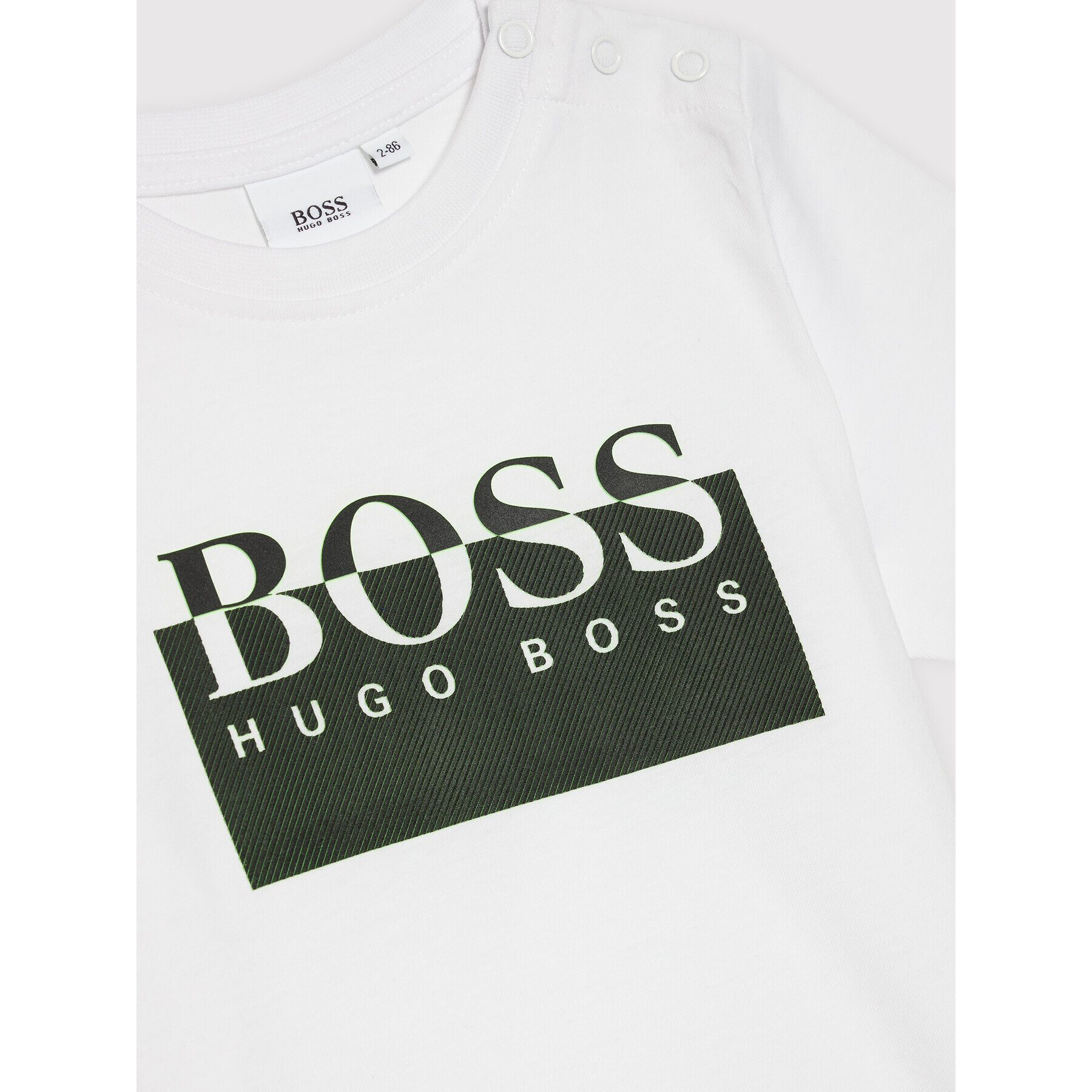 Boss T-Shirt J05869 S Bílá Regular Fit - Pepit.cz