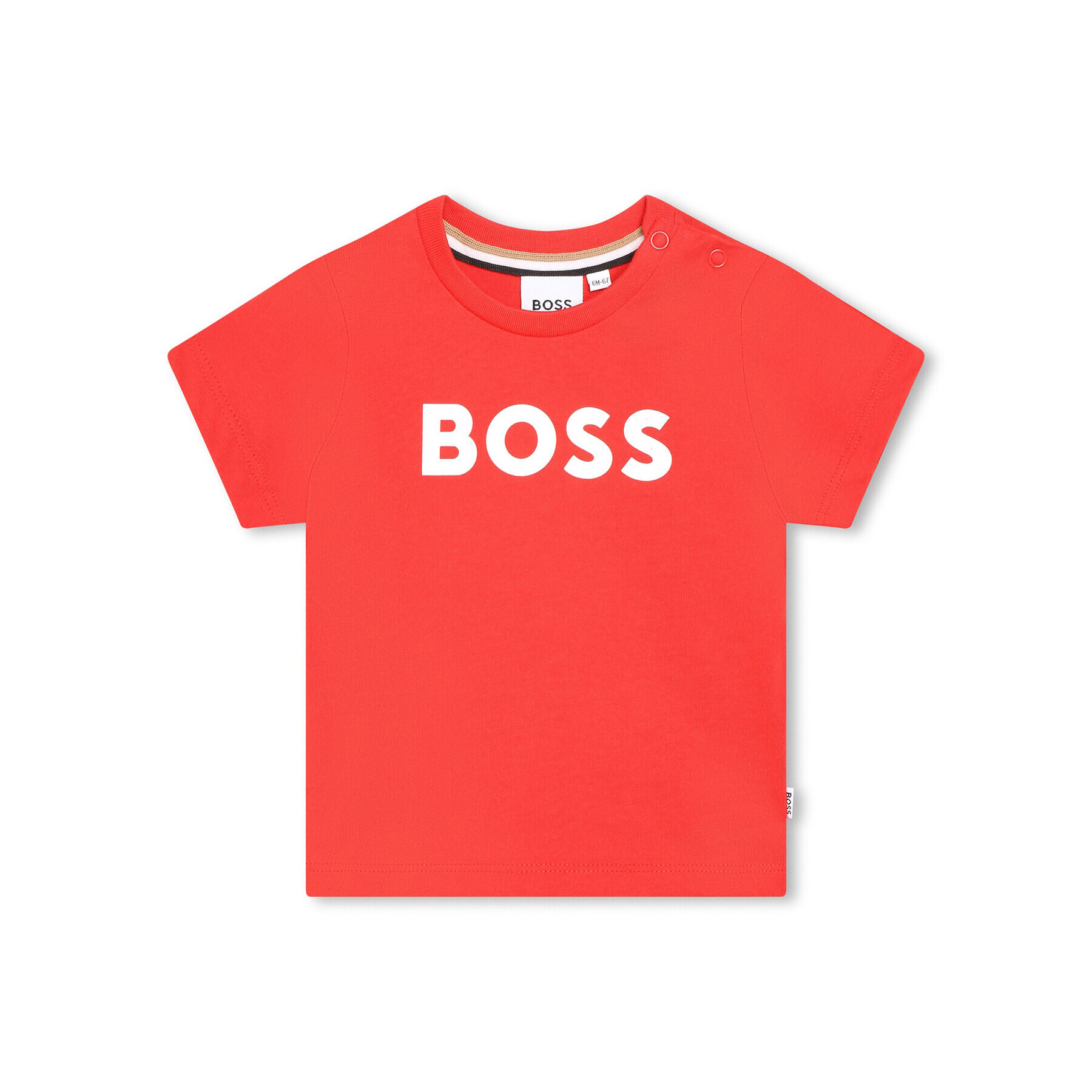 Boss T-Shirt J05999 M Červená Regular Fit - Pepit.cz