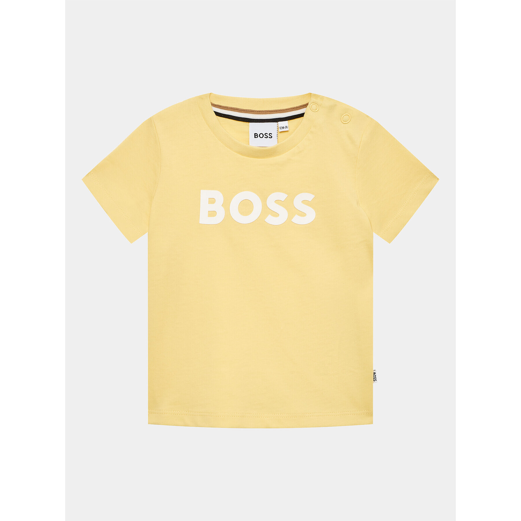 Boss T-Shirt J05999 M Žlutá Regular Fit - Pepit.cz