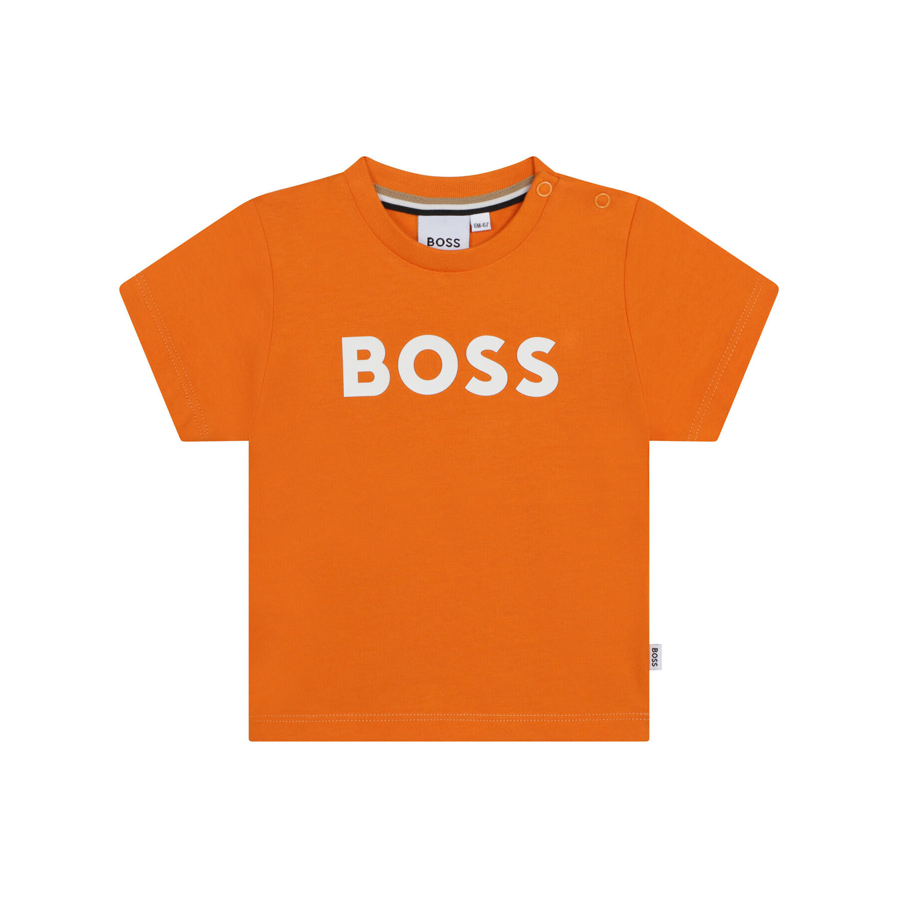 Boss T-Shirt J05999 S Oranžová Regular Fit - Pepit.cz