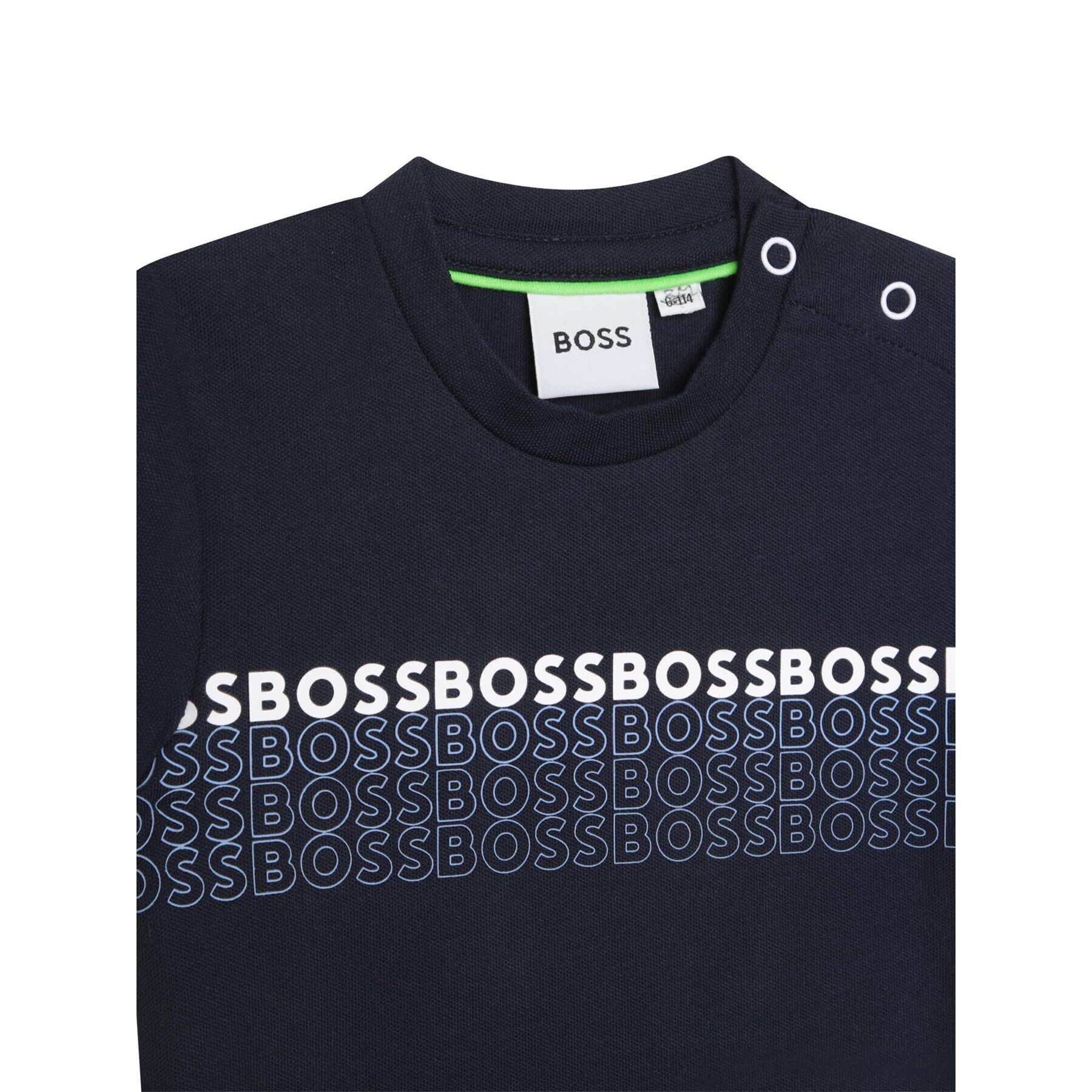 Boss T-Shirt J05A03 M Tmavomodrá Regular Fit - Pepit.cz