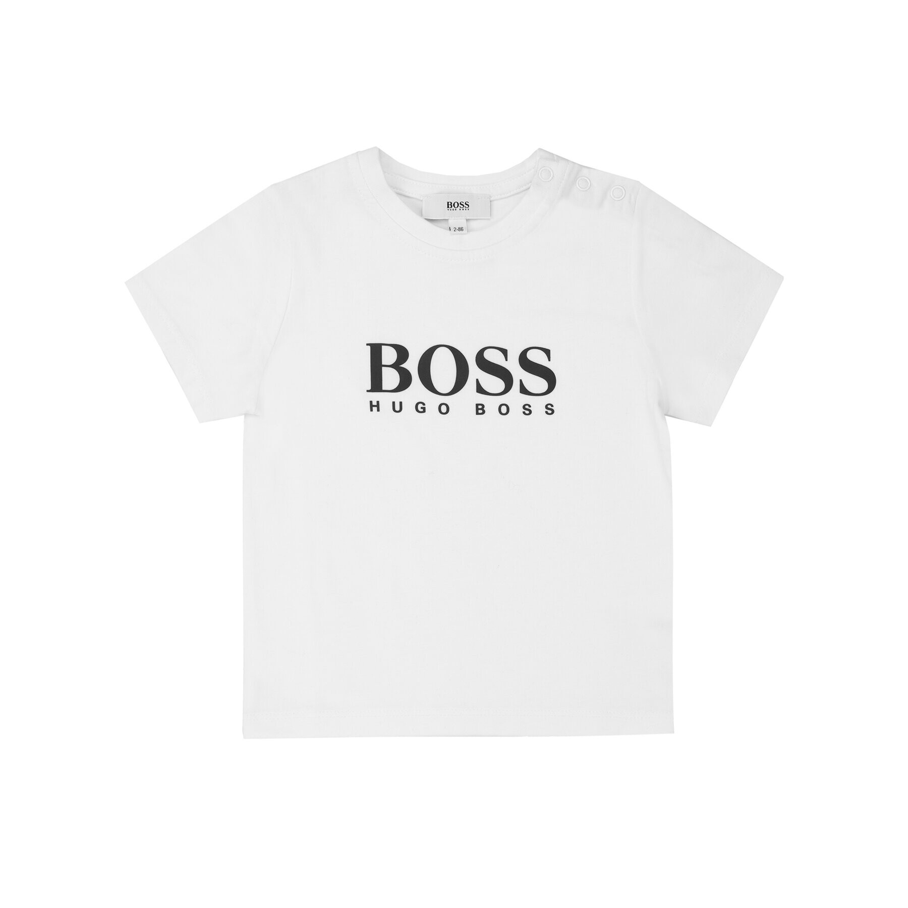 Boss T-Shirt J05P07 Bílá Regular Fit - Pepit.cz