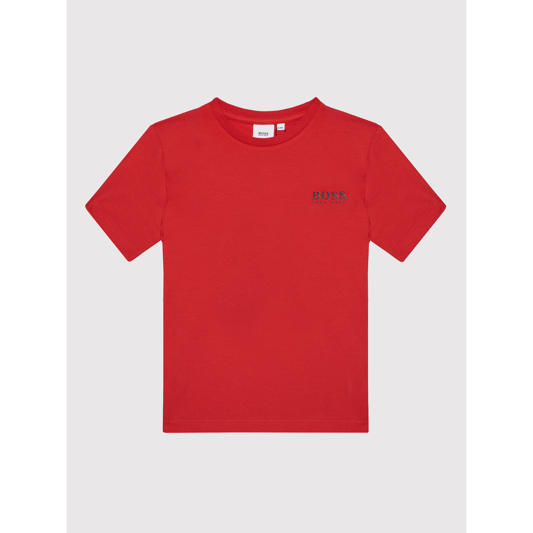 Boss T-Shirt J25L53 D Červená Regular Fit - Pepit.cz