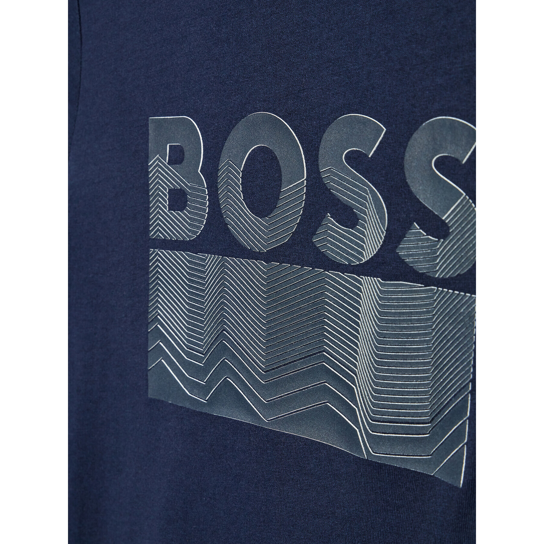 Boss T-Shirt J25M02 M Tmavomodrá Regular Fit - Pepit.cz