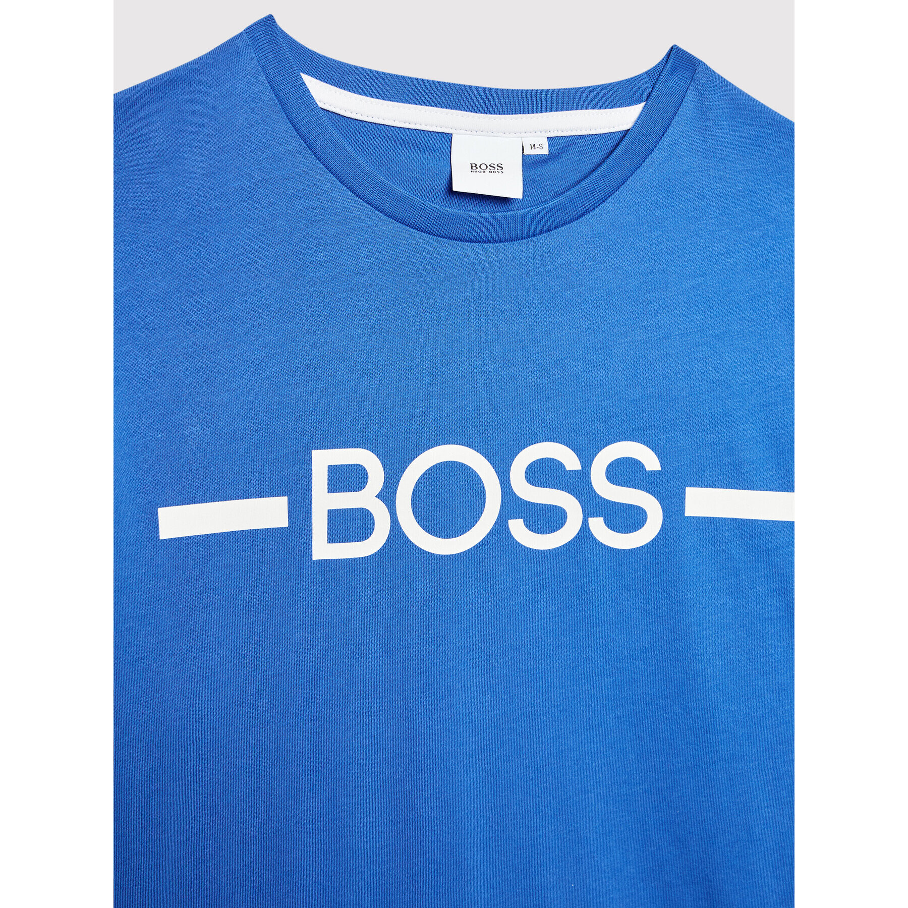 Boss T-Shirt J25N29 D Modrá Regular Fit - Pepit.cz