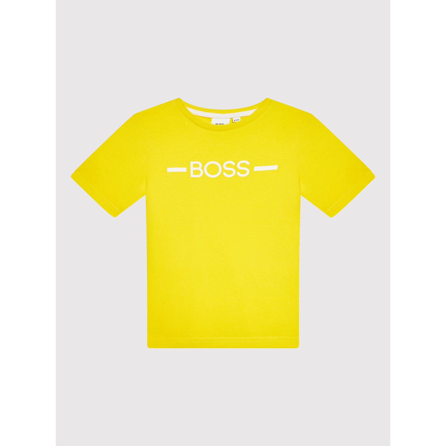 Boss T-Shirt J25N29 S Žlutá Regular Fit - Pepit.cz