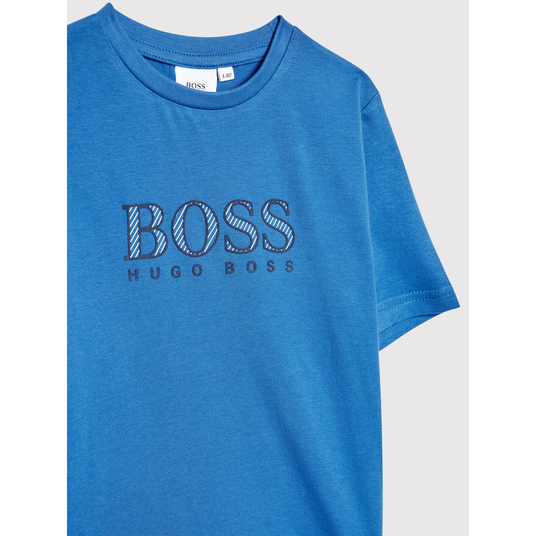 Boss T-Shirt J25N30 M Modrá Regular Fit - Pepit.cz