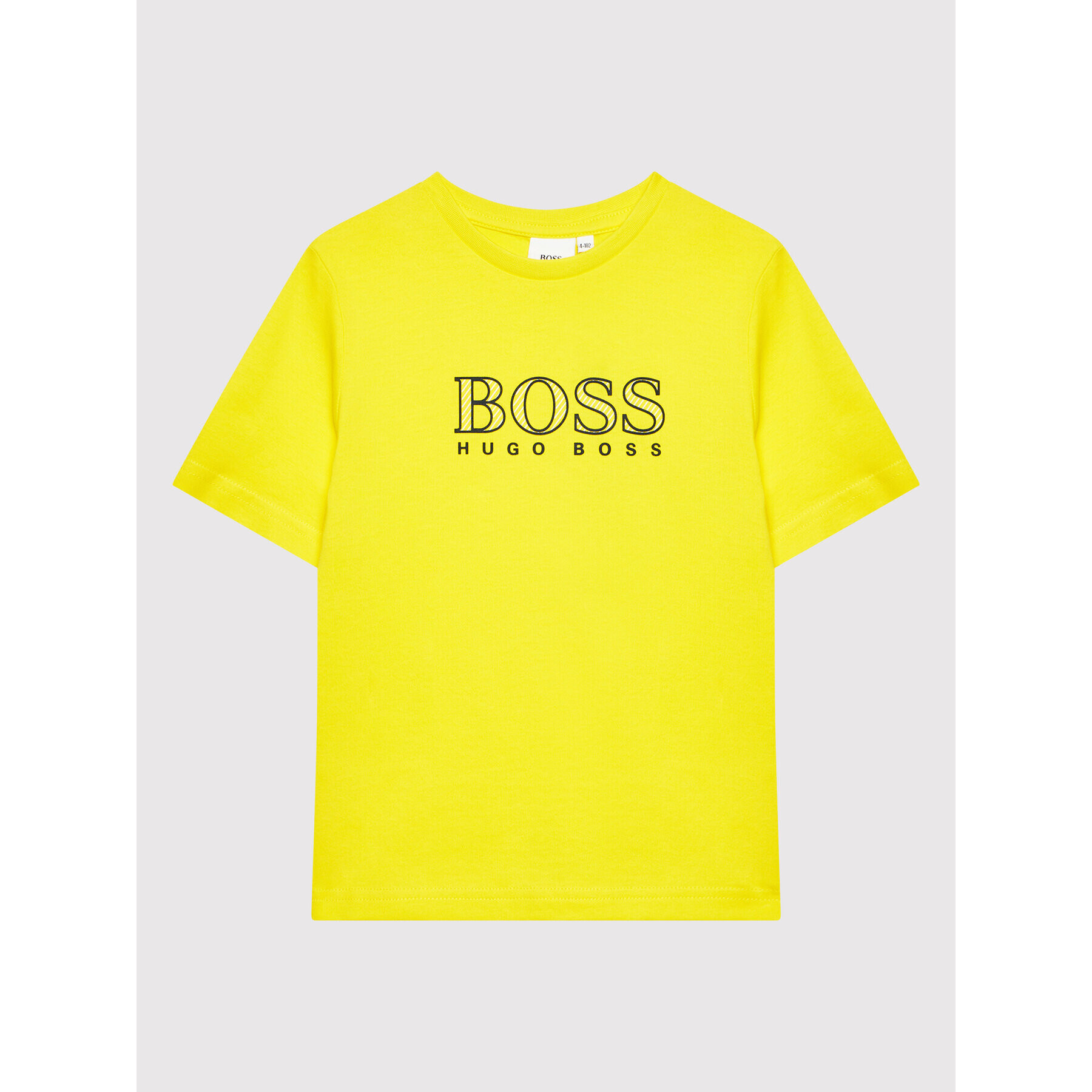 Boss T-Shirt J25N30 S Žlutá Regular Fit - Pepit.cz