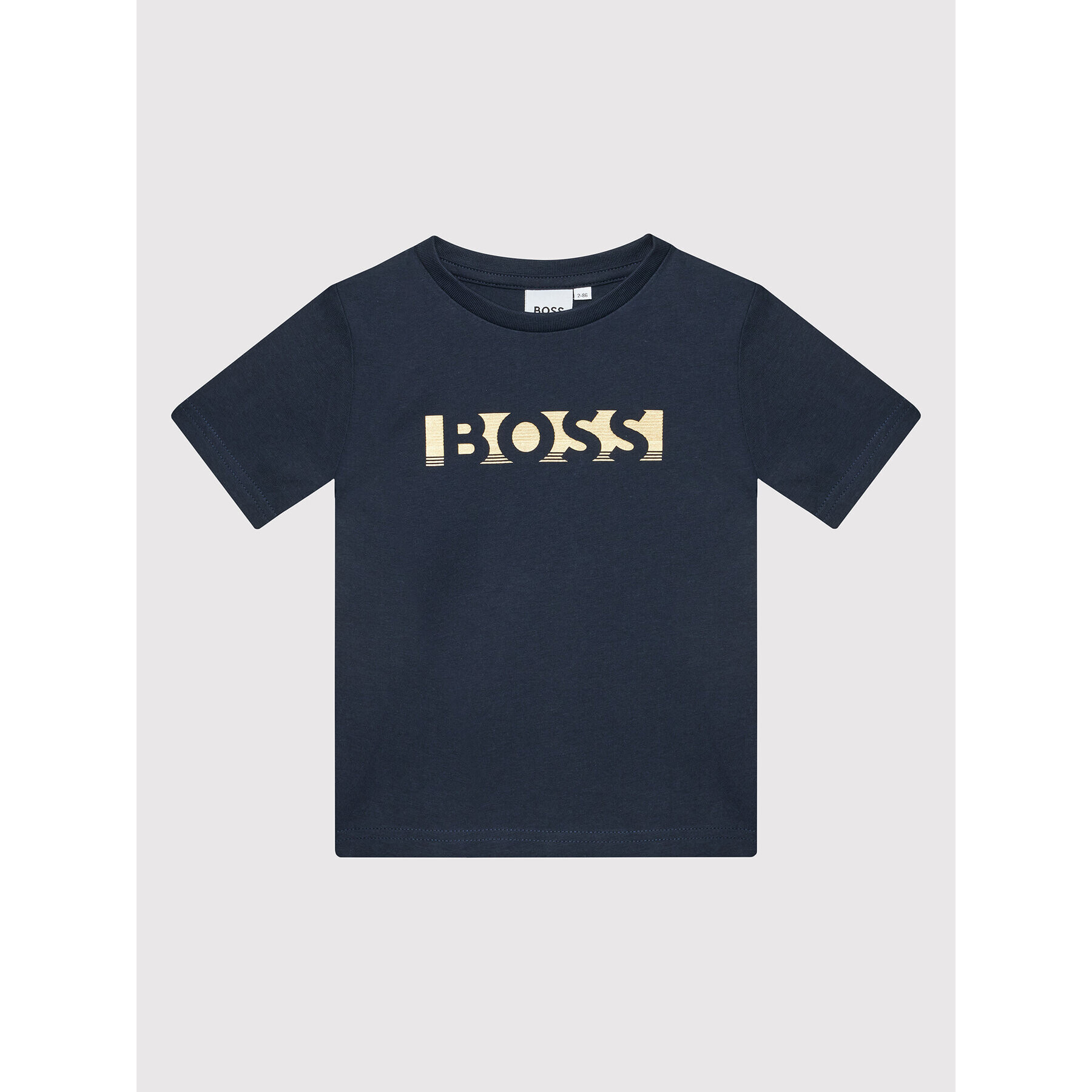 Boss T-Shirt J25N39 S Tmavomodrá Regular Fit - Pepit.cz