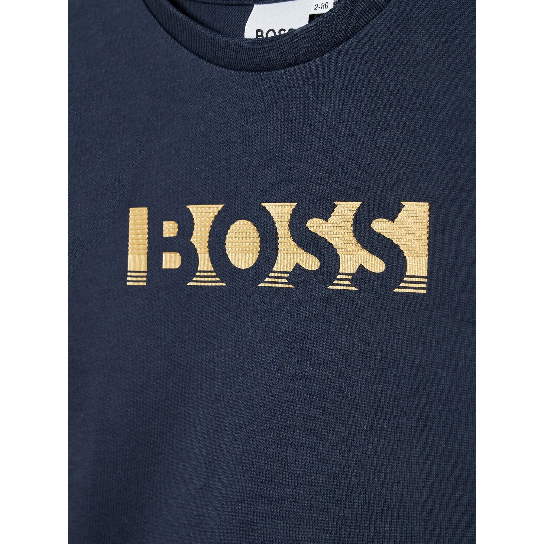 Boss T-Shirt J25N39 S Tmavomodrá Regular Fit - Pepit.cz